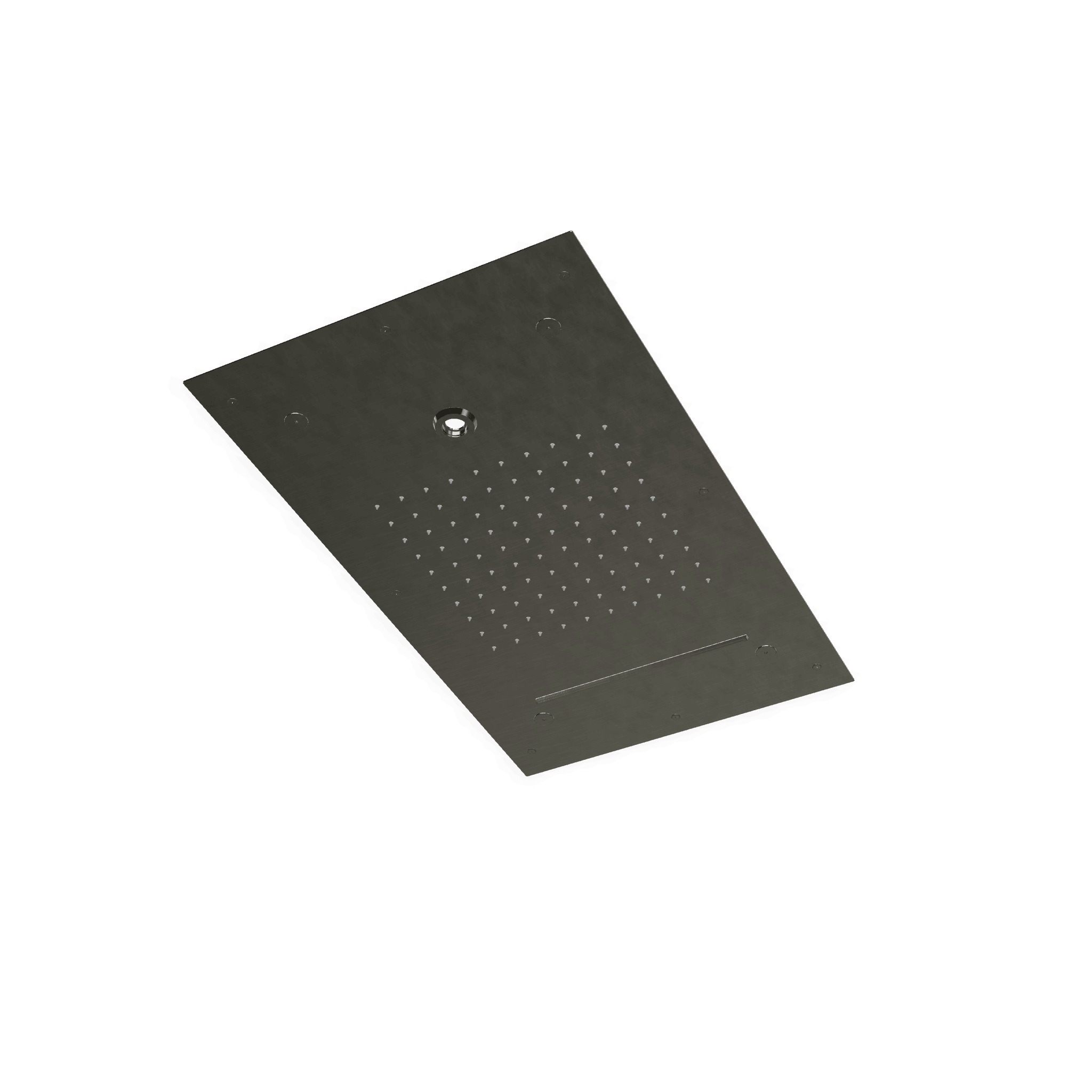 Верхний душ 700х400 мм встраиваемый с режимами 