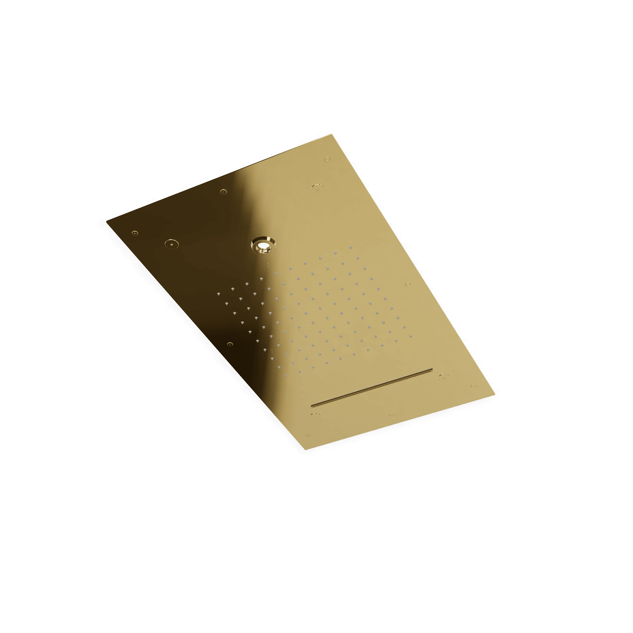 Верхний душ 700х400 мм встраиваемый с режимами 