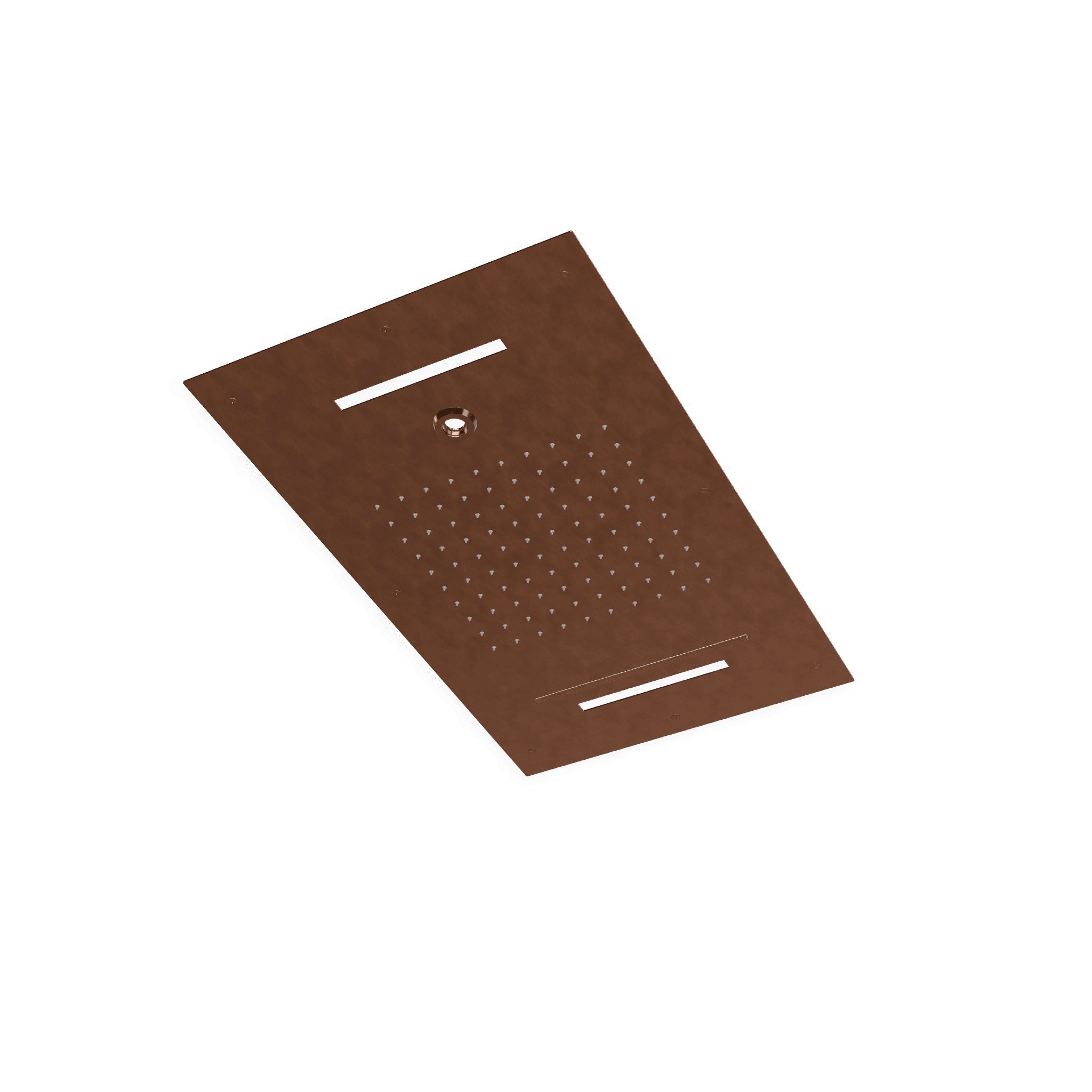 Верхний душ 700х400 мм встраиваемый с режимами 