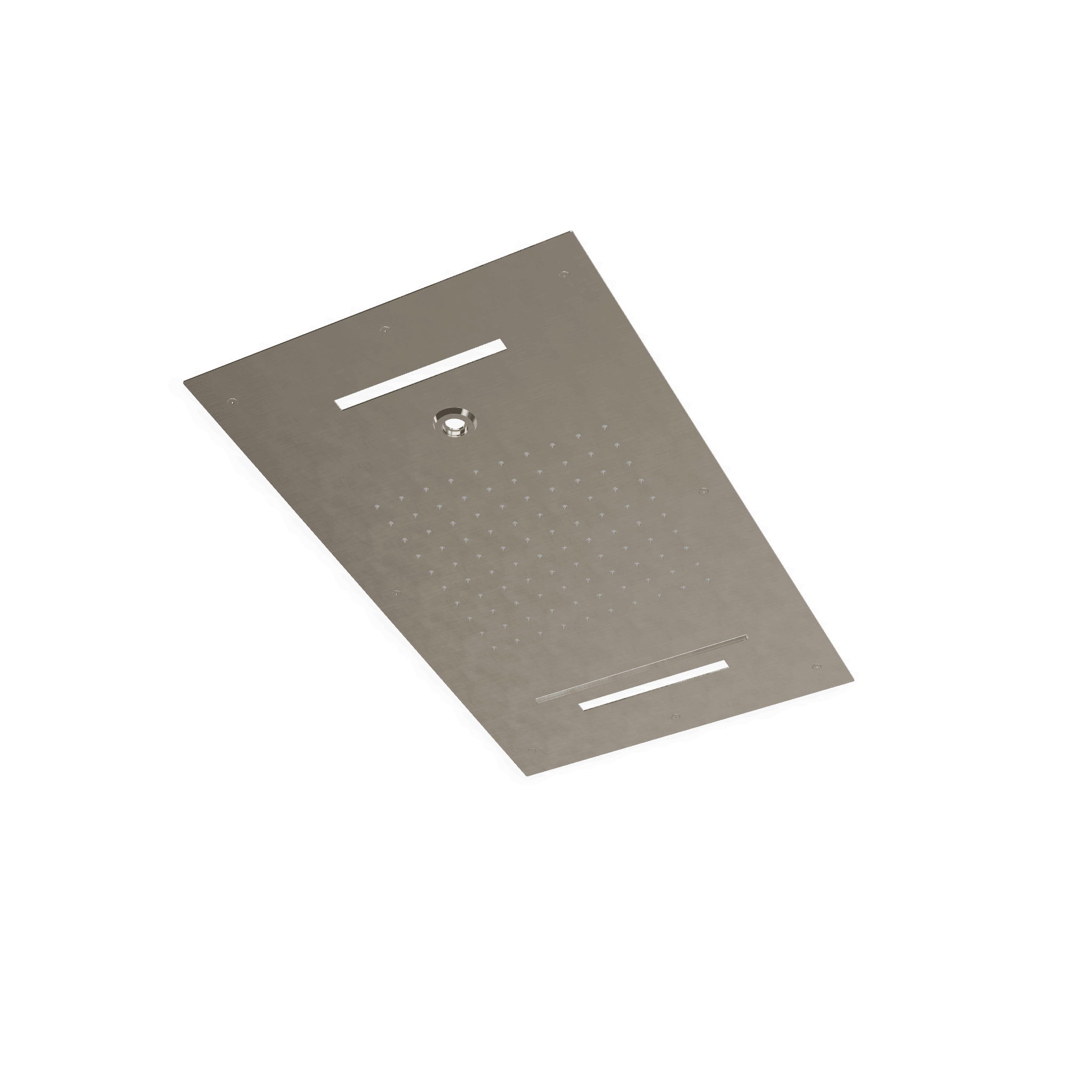 Верхний душ 700х400 мм встраиваемый с режимами 