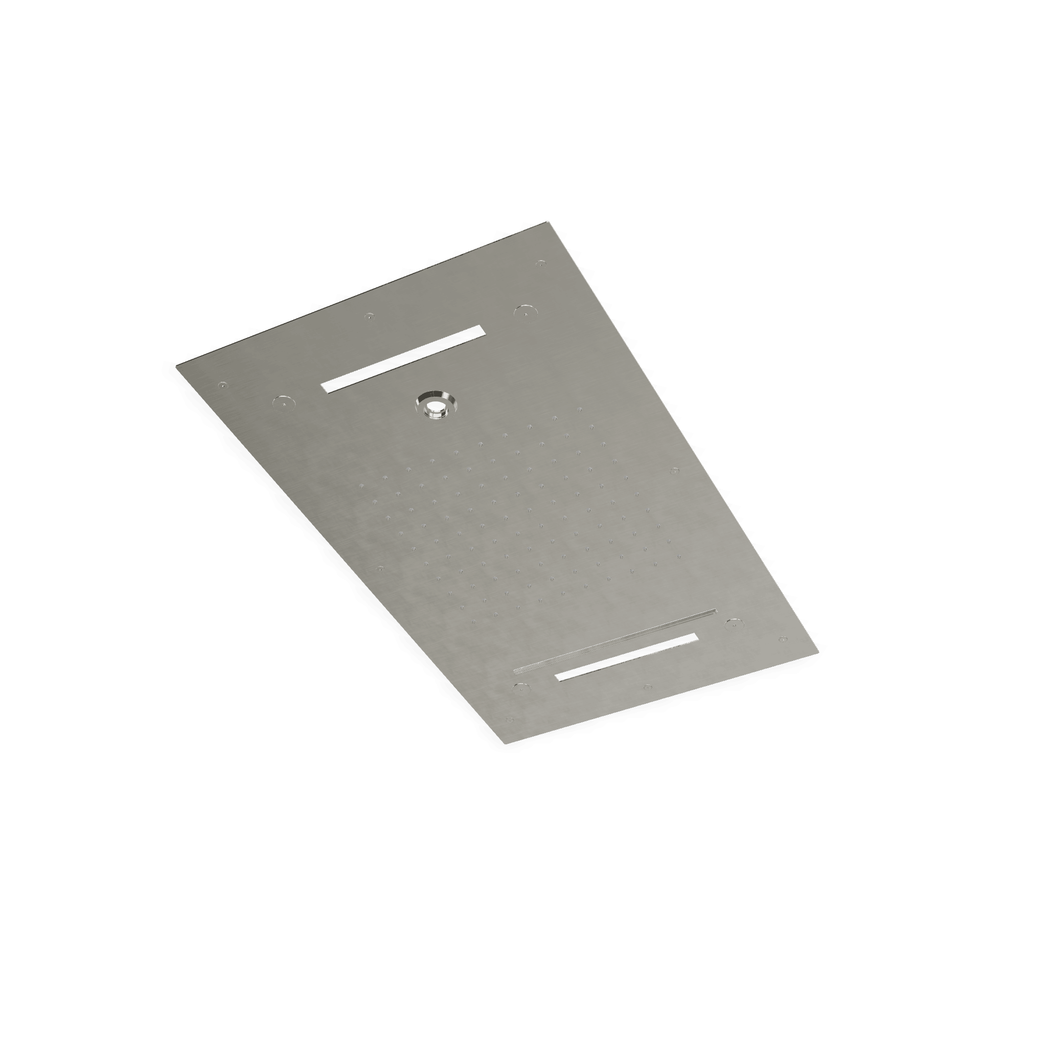 Верхний душ 700х400 мм встраиваемый с режимами 