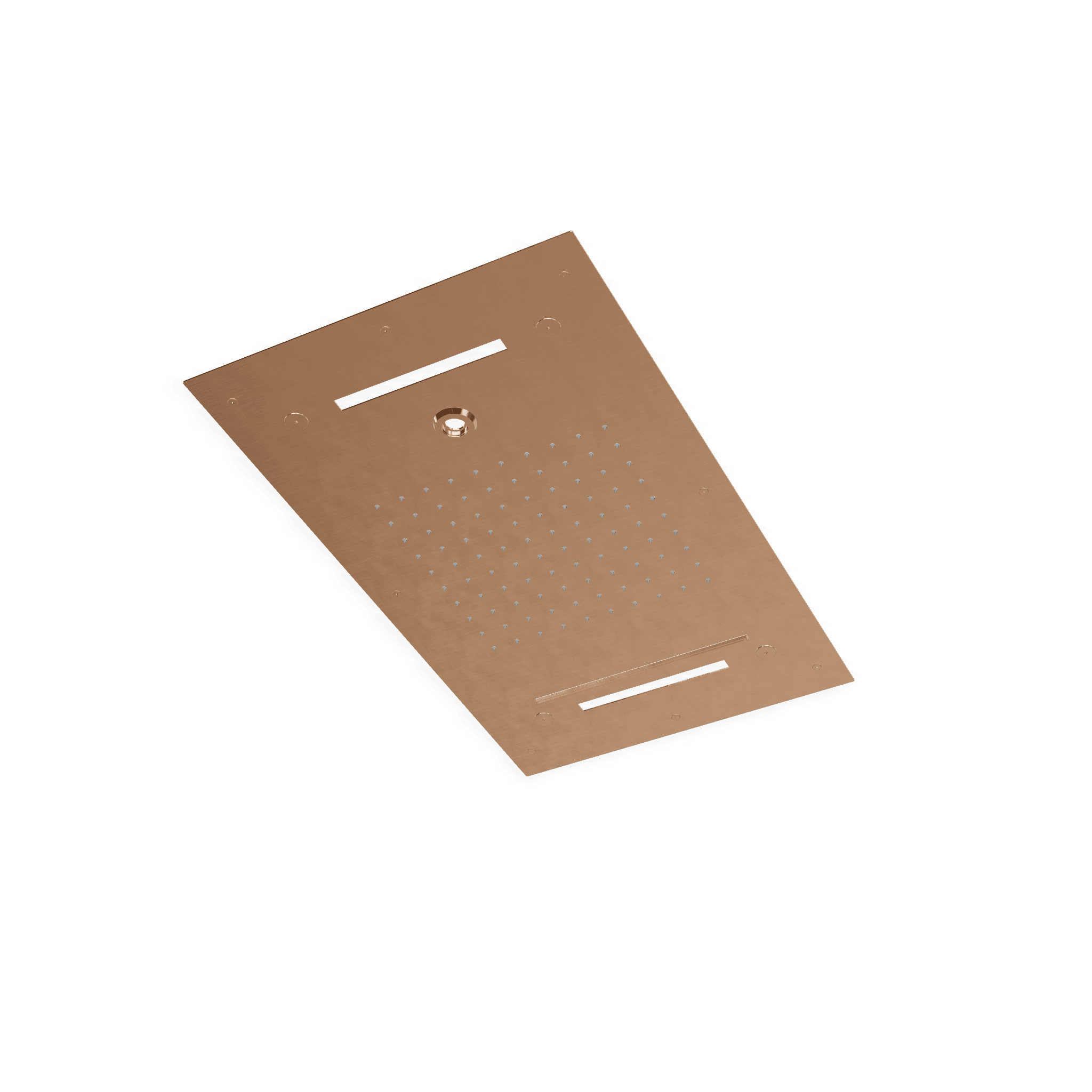 Верхний душ 700х400 мм встраиваемый с режимами 