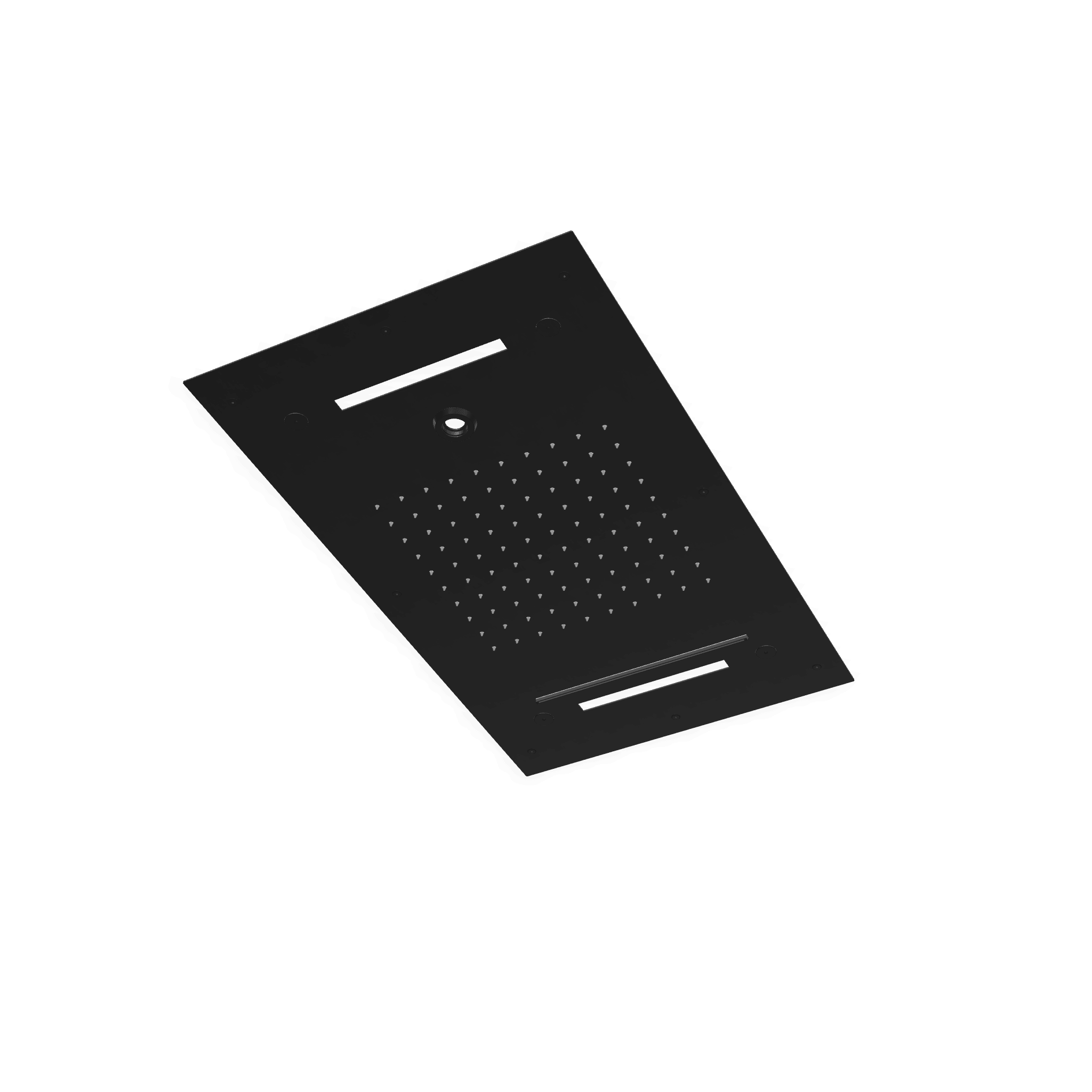 Верхний душ 700х400 мм встраиваемый с режимами 