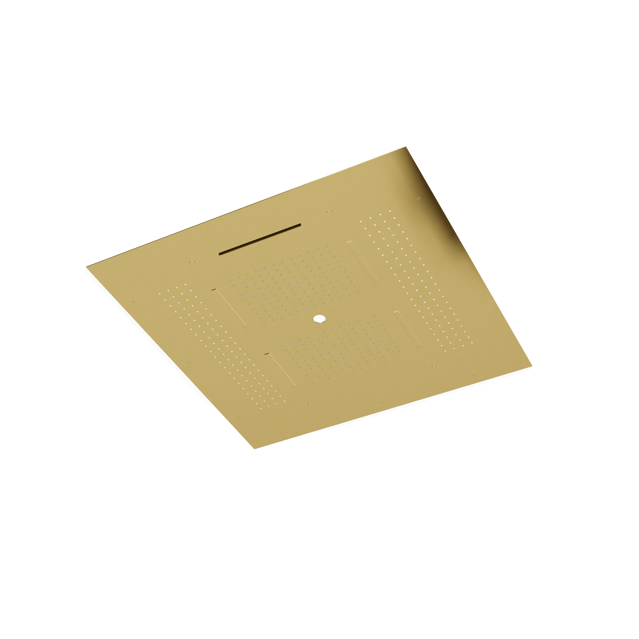 Верхний душ 950х950 мм встраиваемый с режимами 