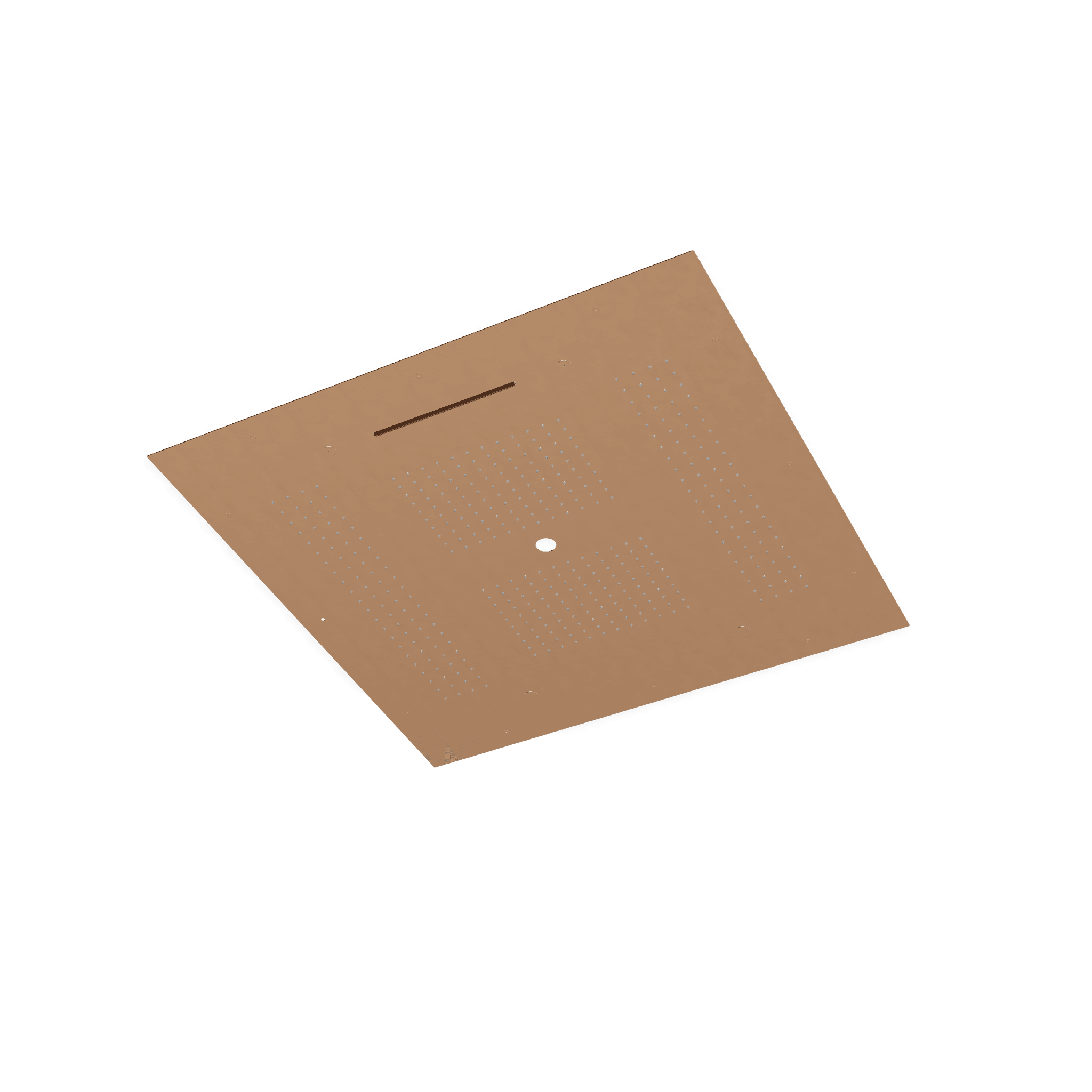 Верхний душ 950х950 мм встраиваемый с режимами 