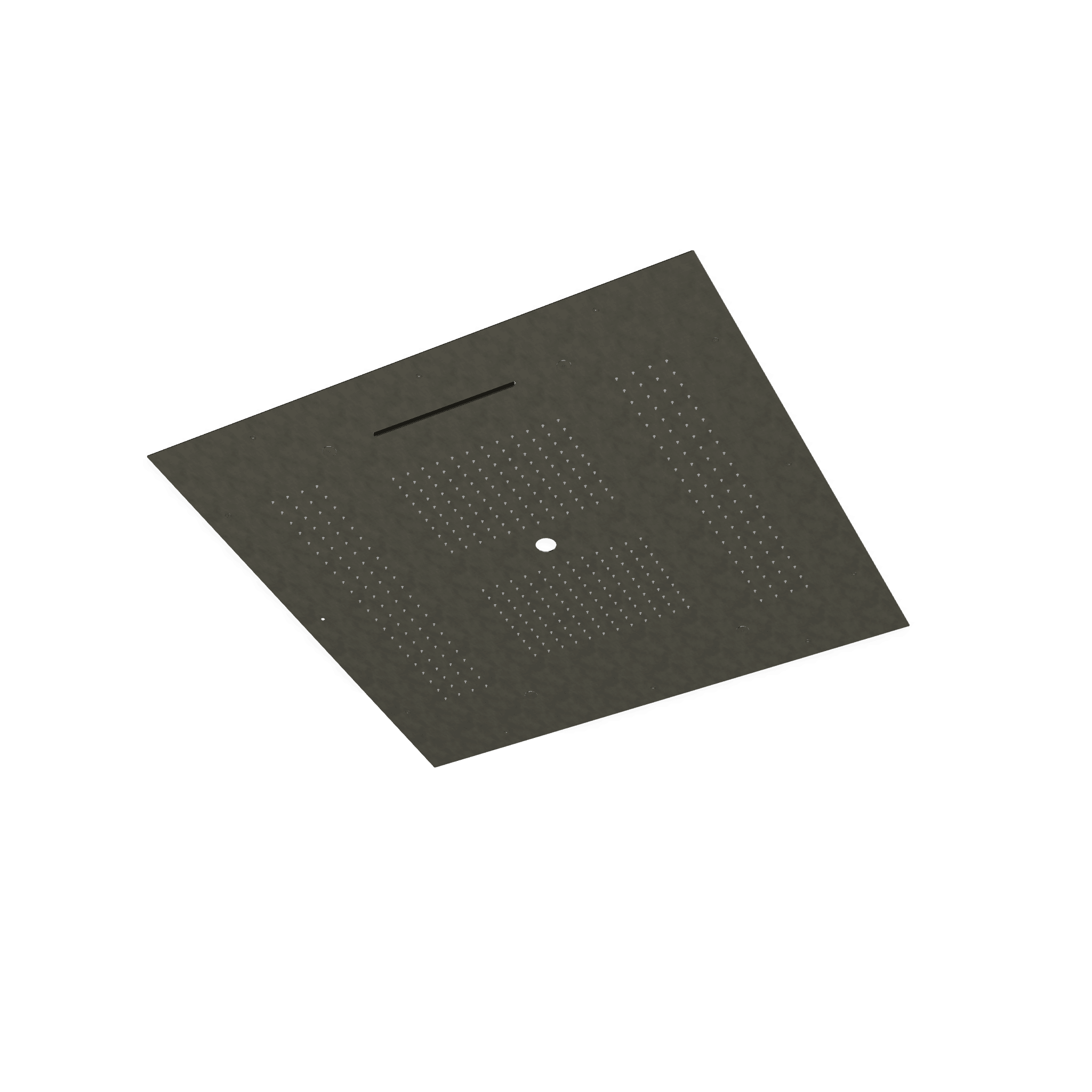 Верхний душ 950х950 мм встраиваемый с режимами 