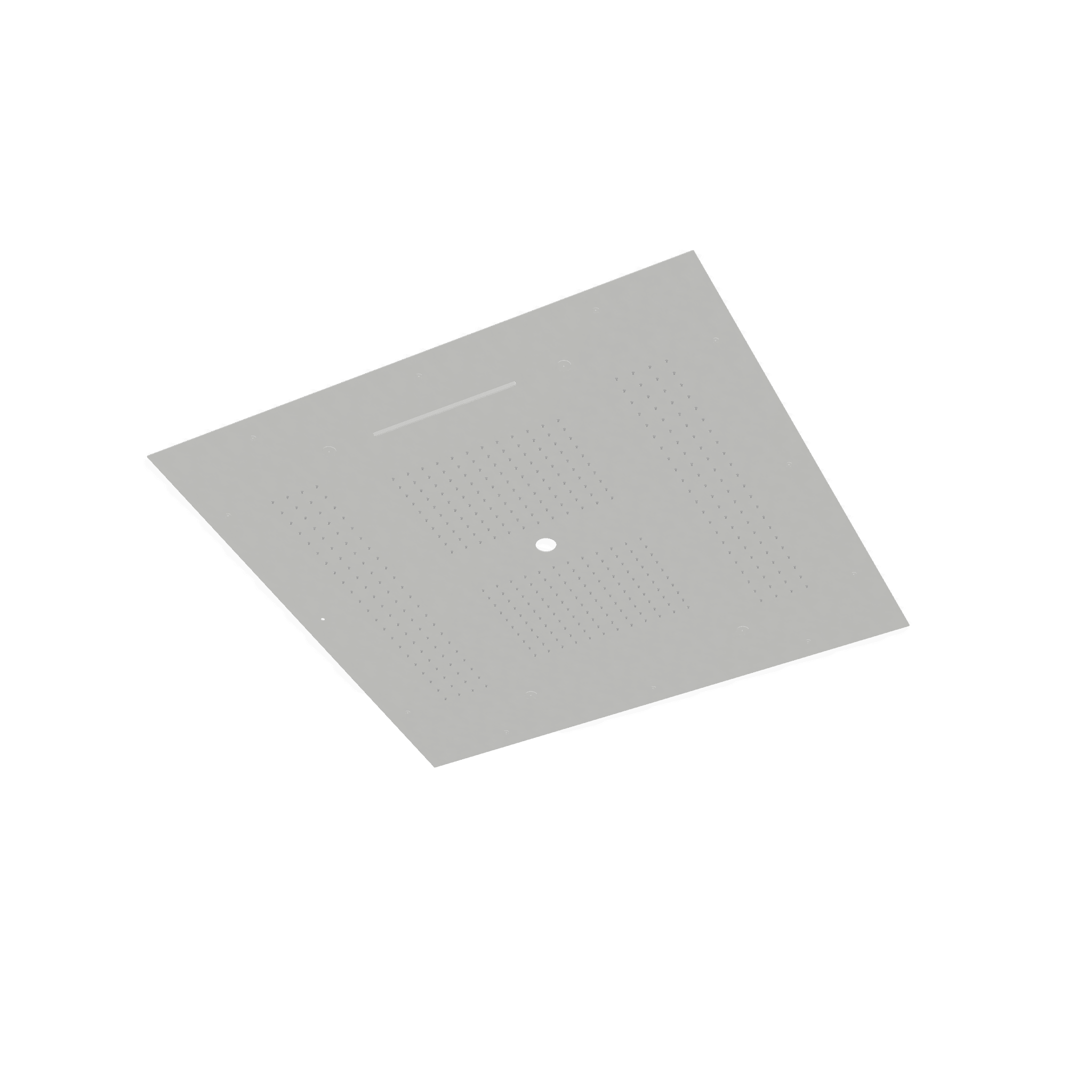Верхний душ 950х950 мм встраиваемый с режимами 