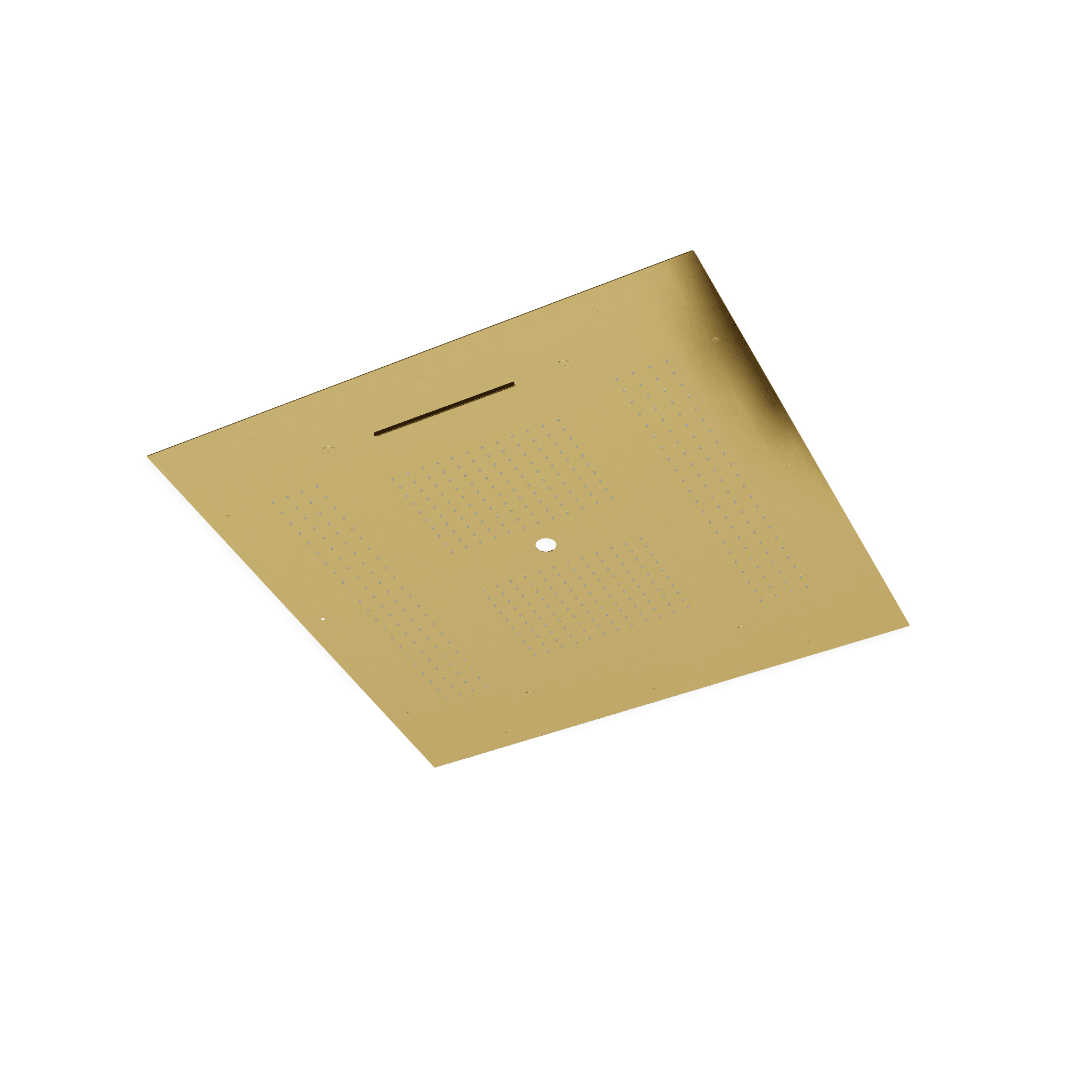 Верхний душ 950х950 мм встраиваемый с режимами 