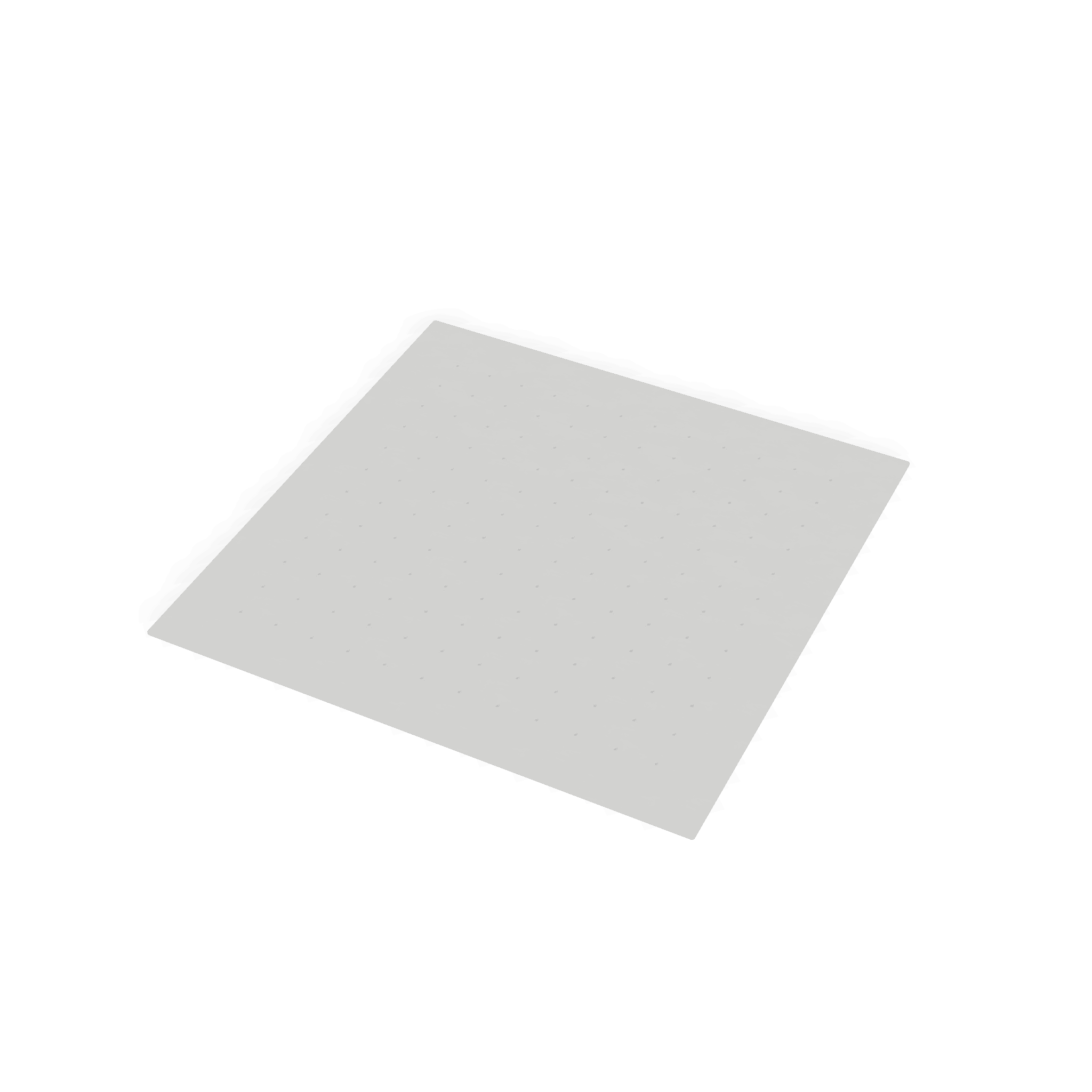 Верхний душ 440x440 мм встраиваемый