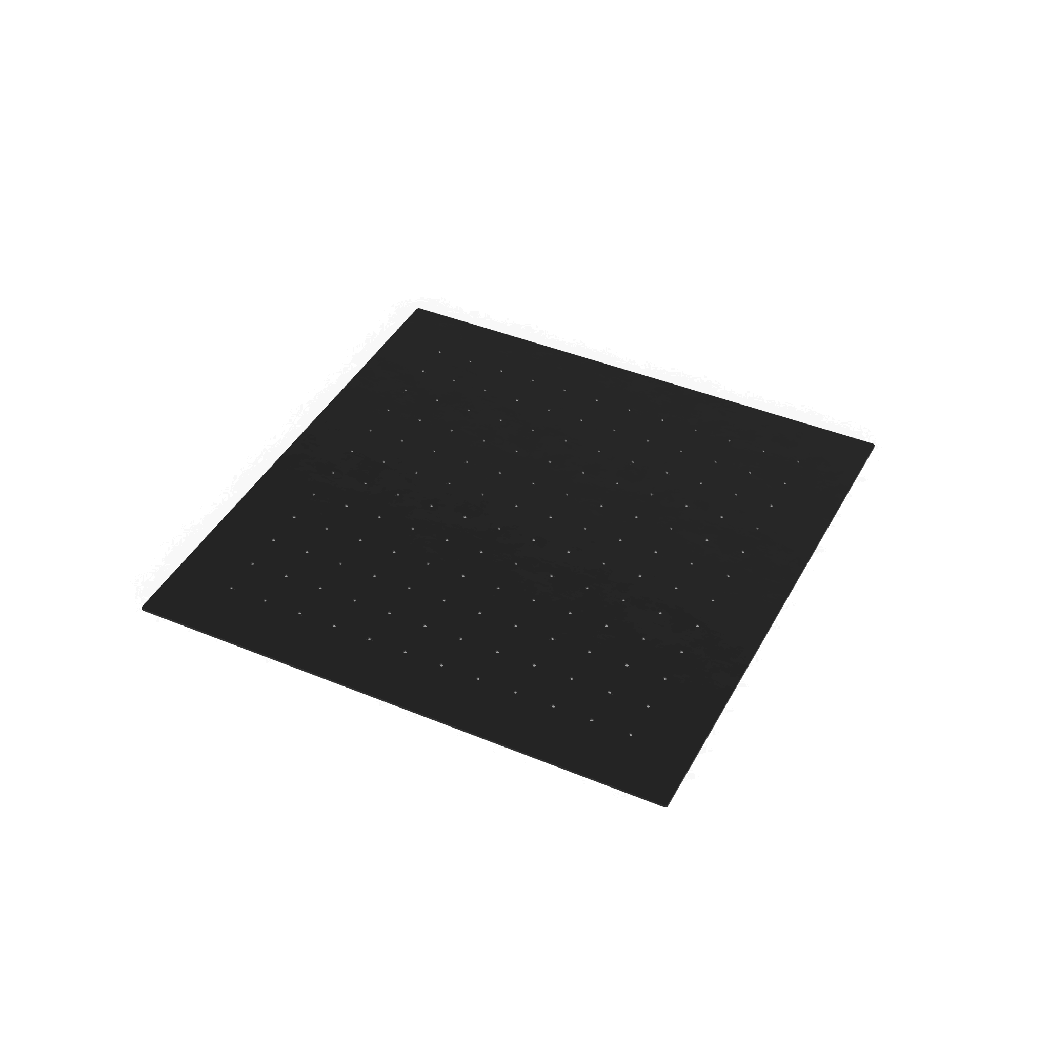 Верхний душ 440x440 мм встраиваемый