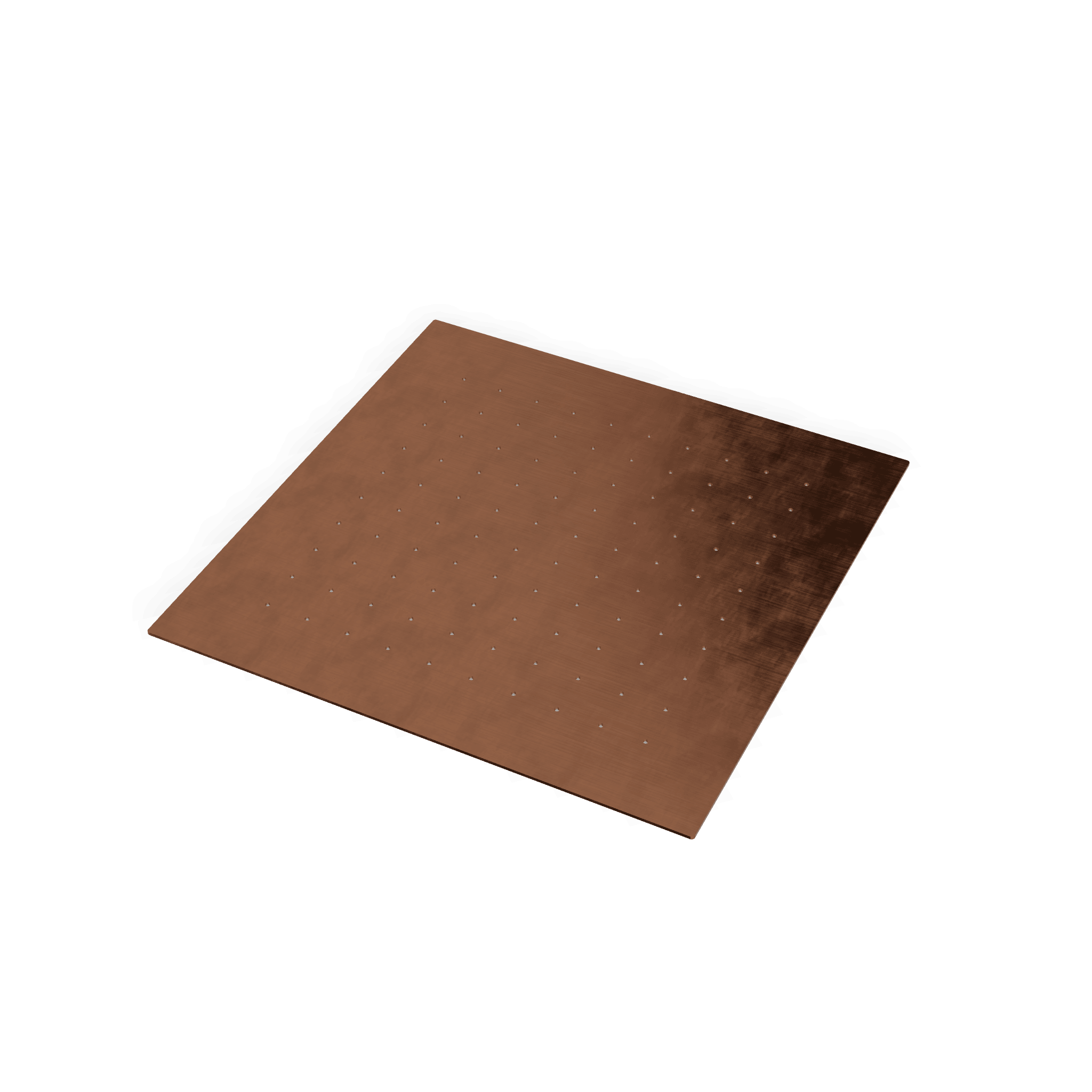 Верхний душ 340х340 мм встраиваемый