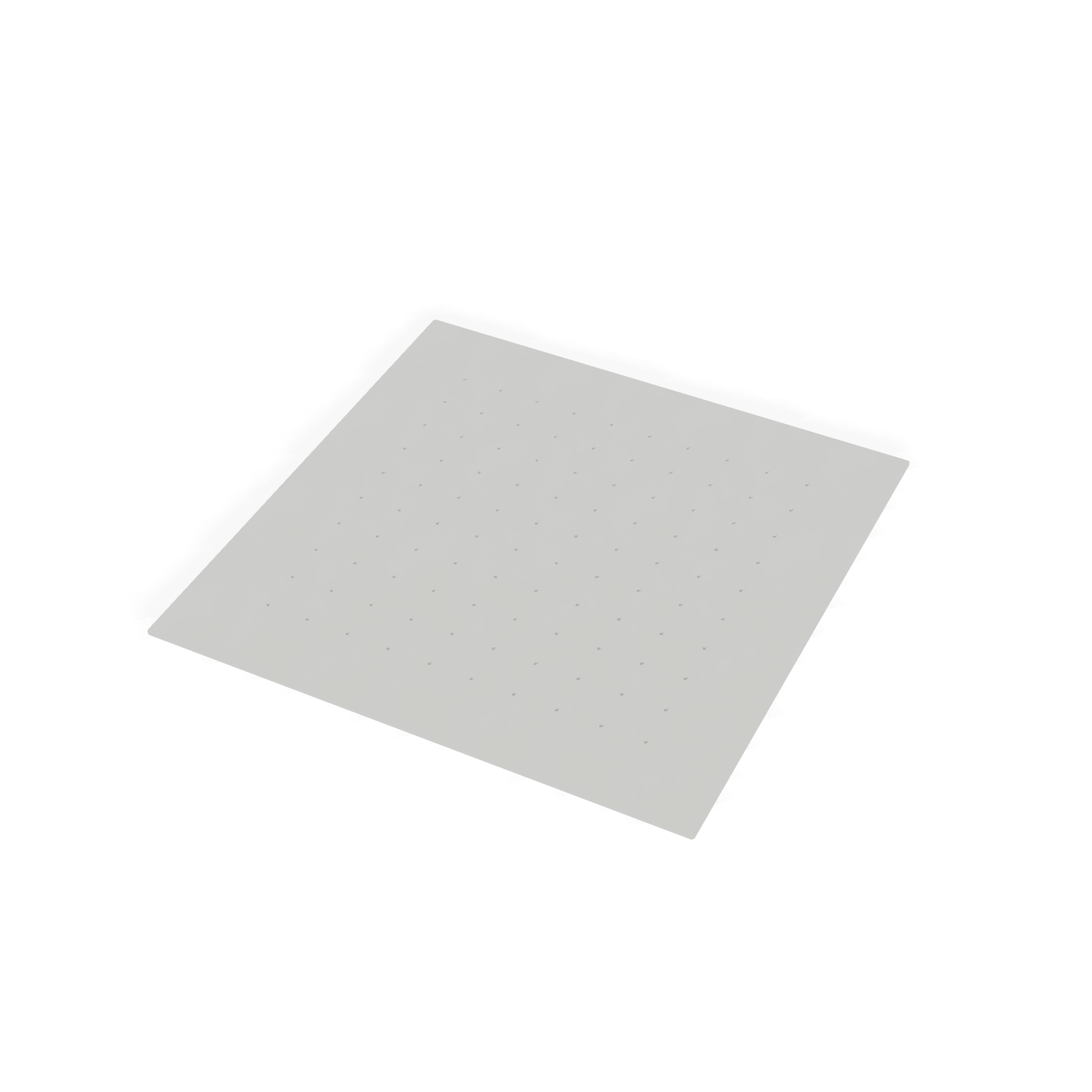 Верхний душ 340х340 мм встраиваемый