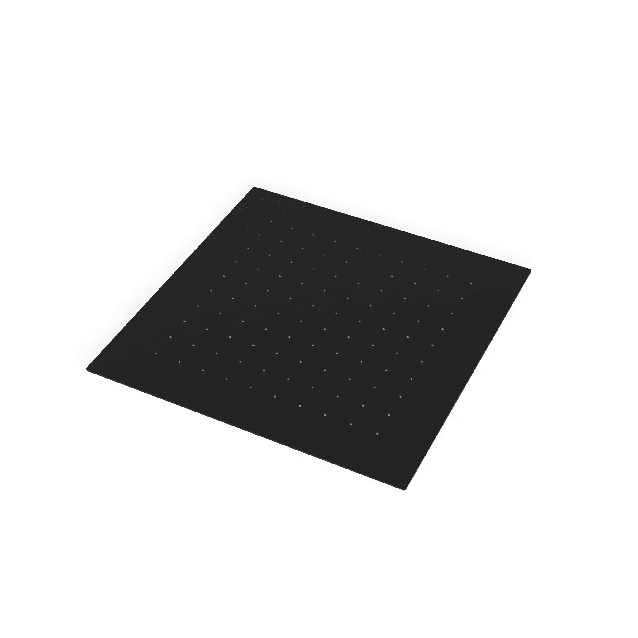 Верхний душ 340х340 мм встраиваемый