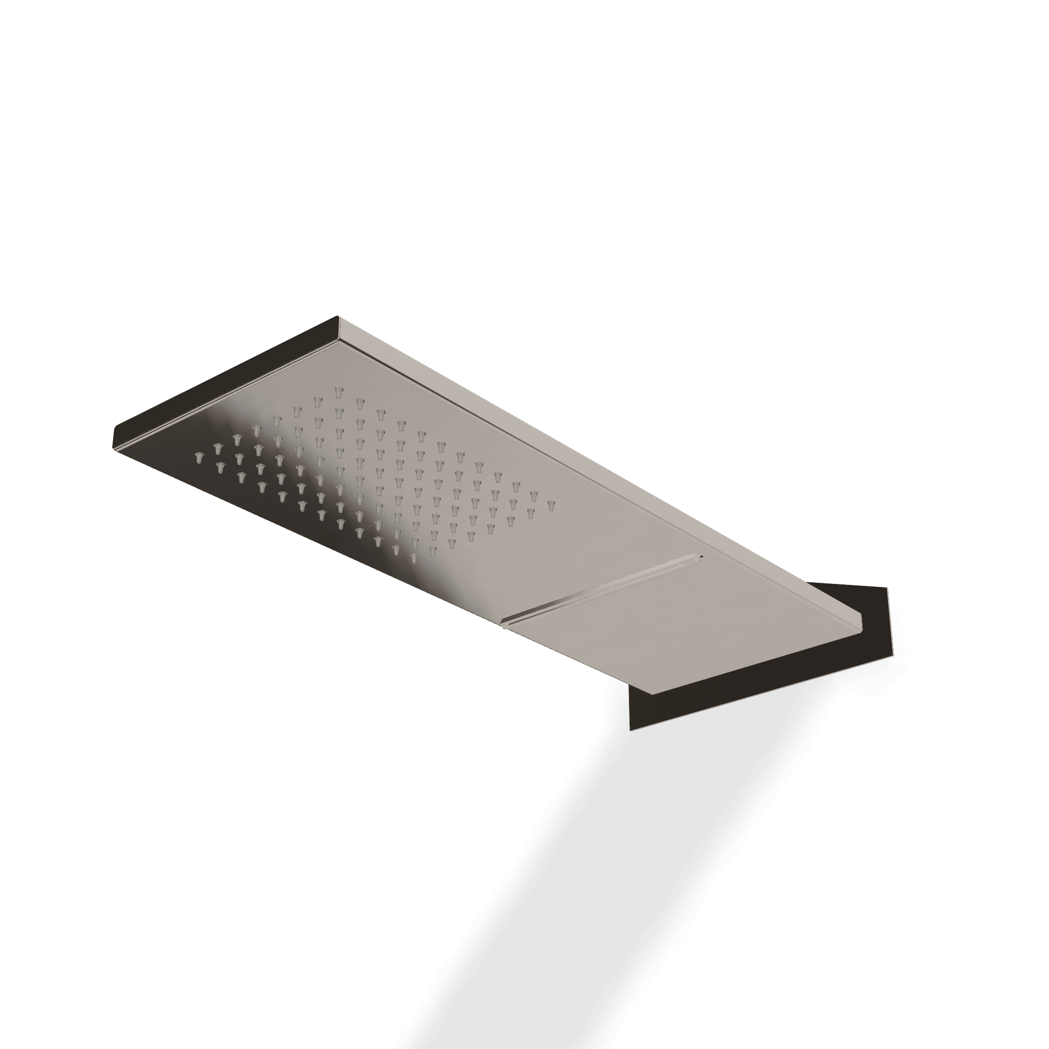 Верхний душ 170х470 мм с каскадом