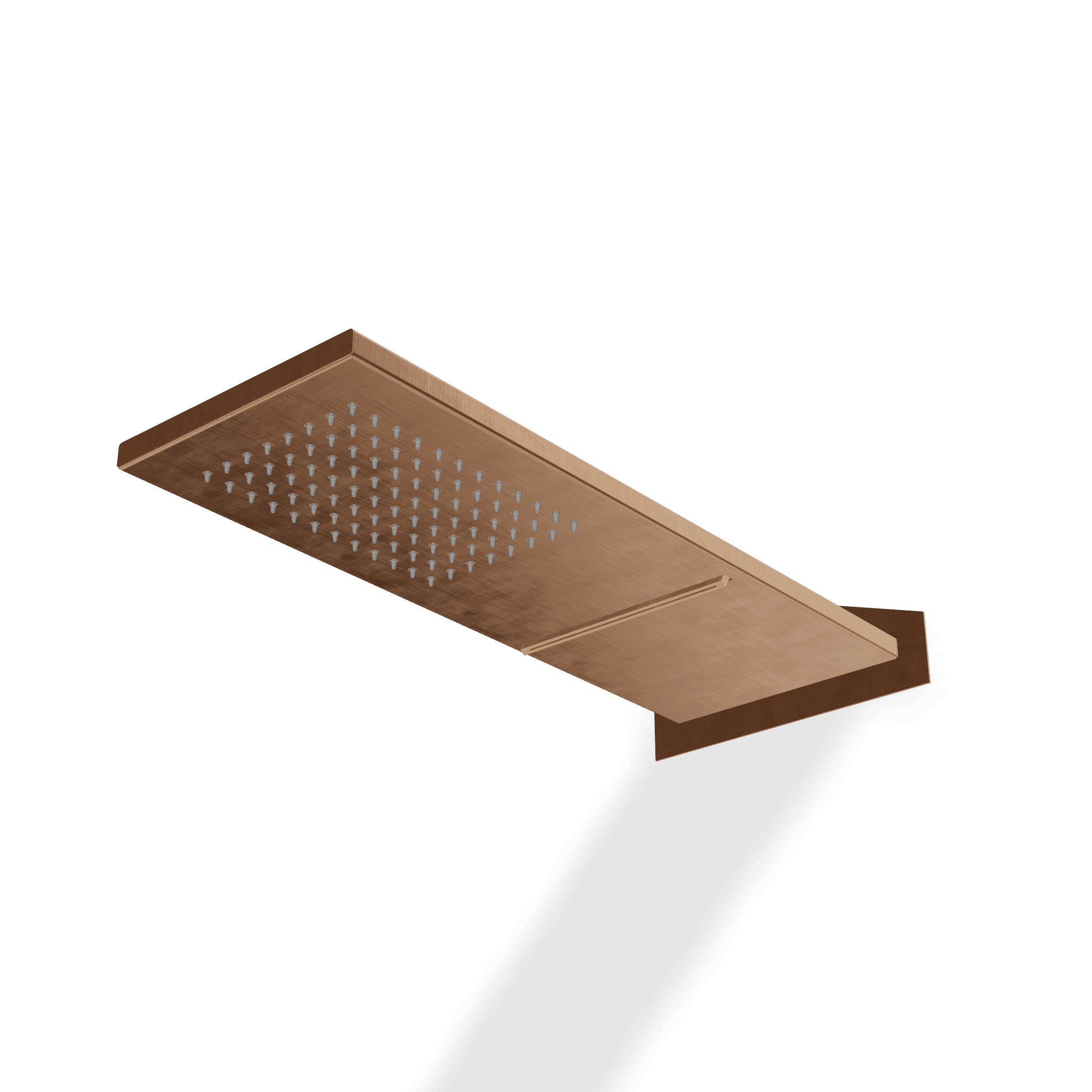 Верхний душ 170х470 мм с каскадом