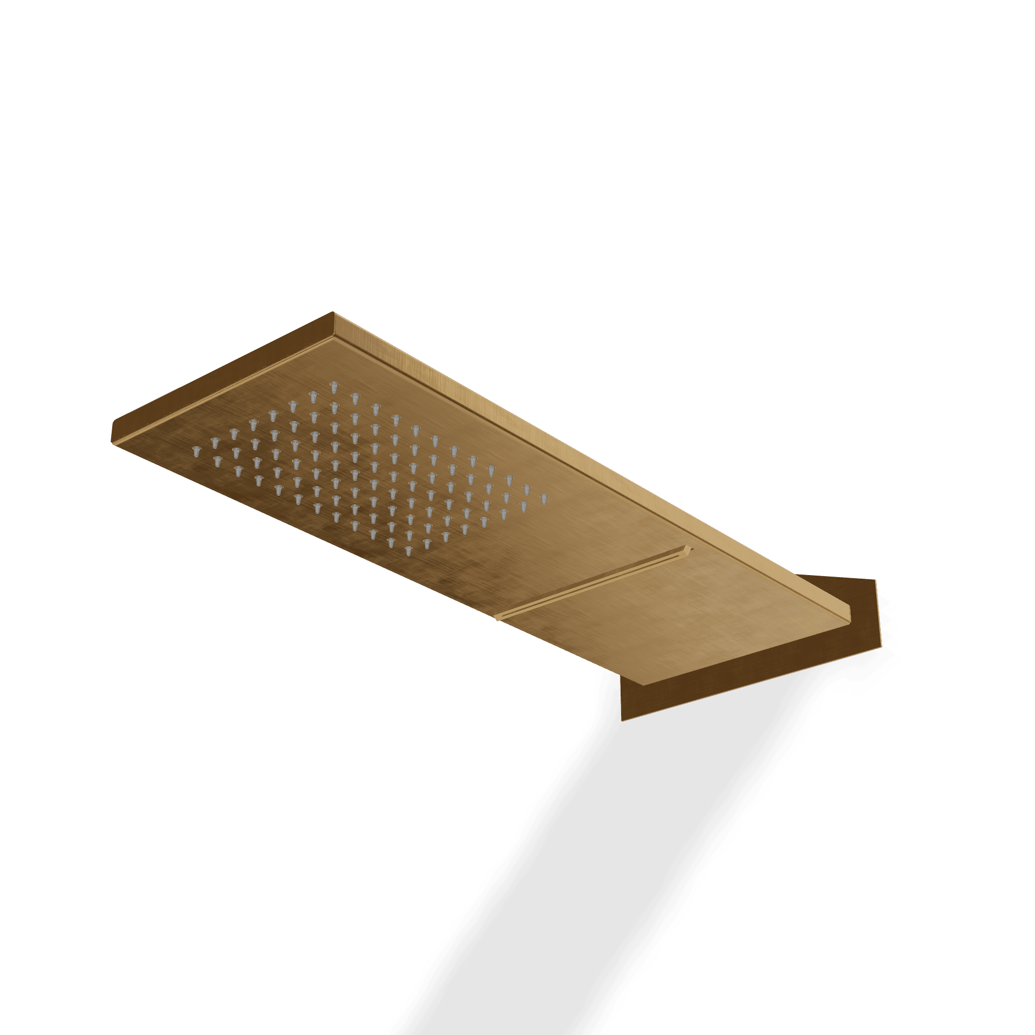 Верхний душ 170х470 мм с каскадом