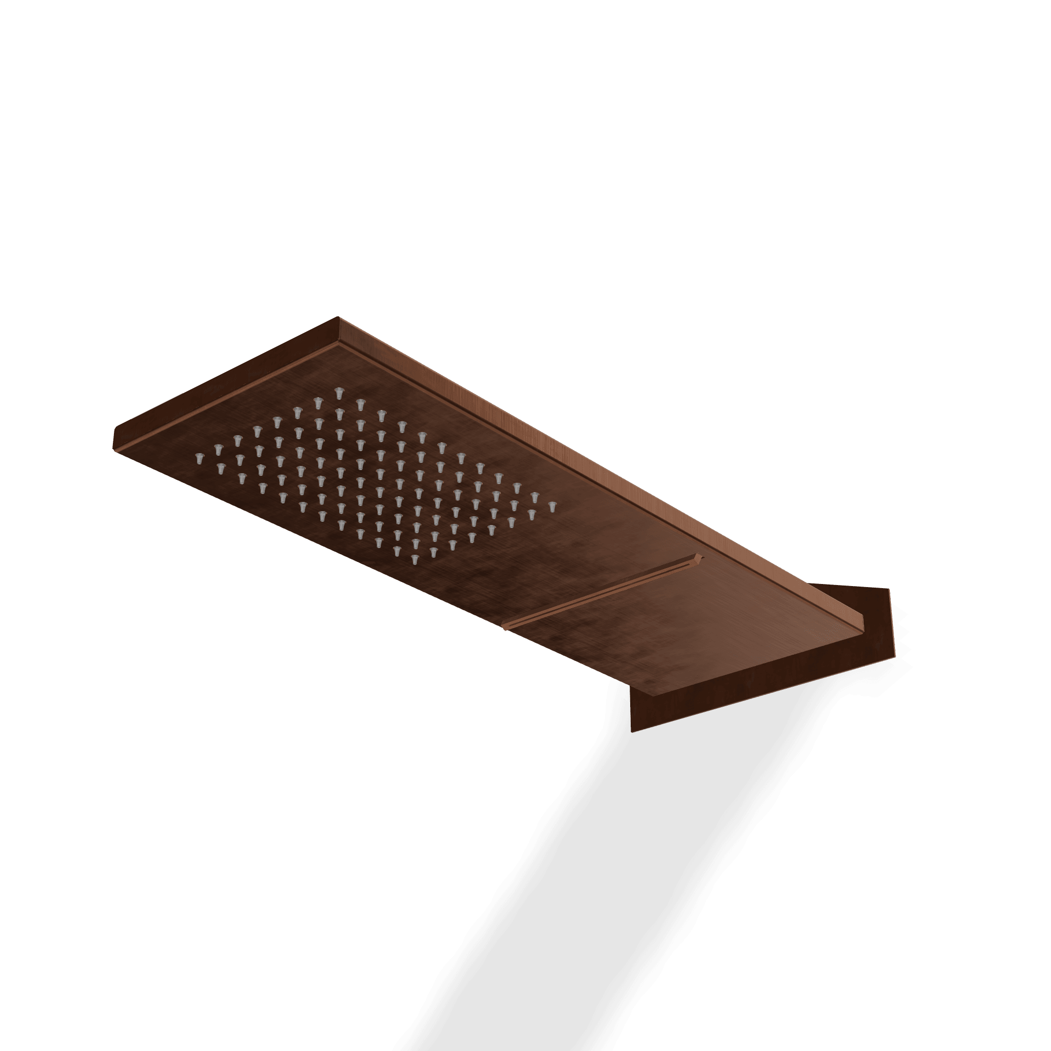 Верхний душ 170х470 мм с каскадом