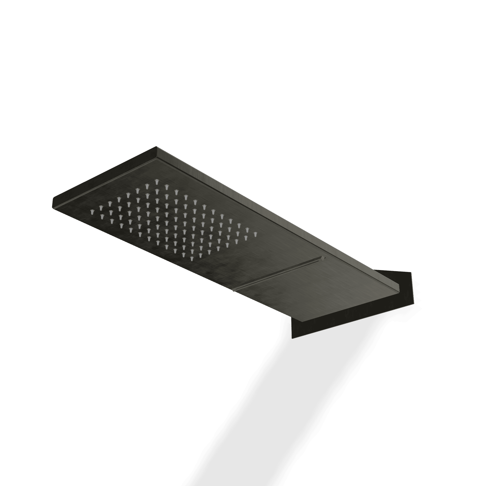 Верхний душ 170х470 мм с каскадом