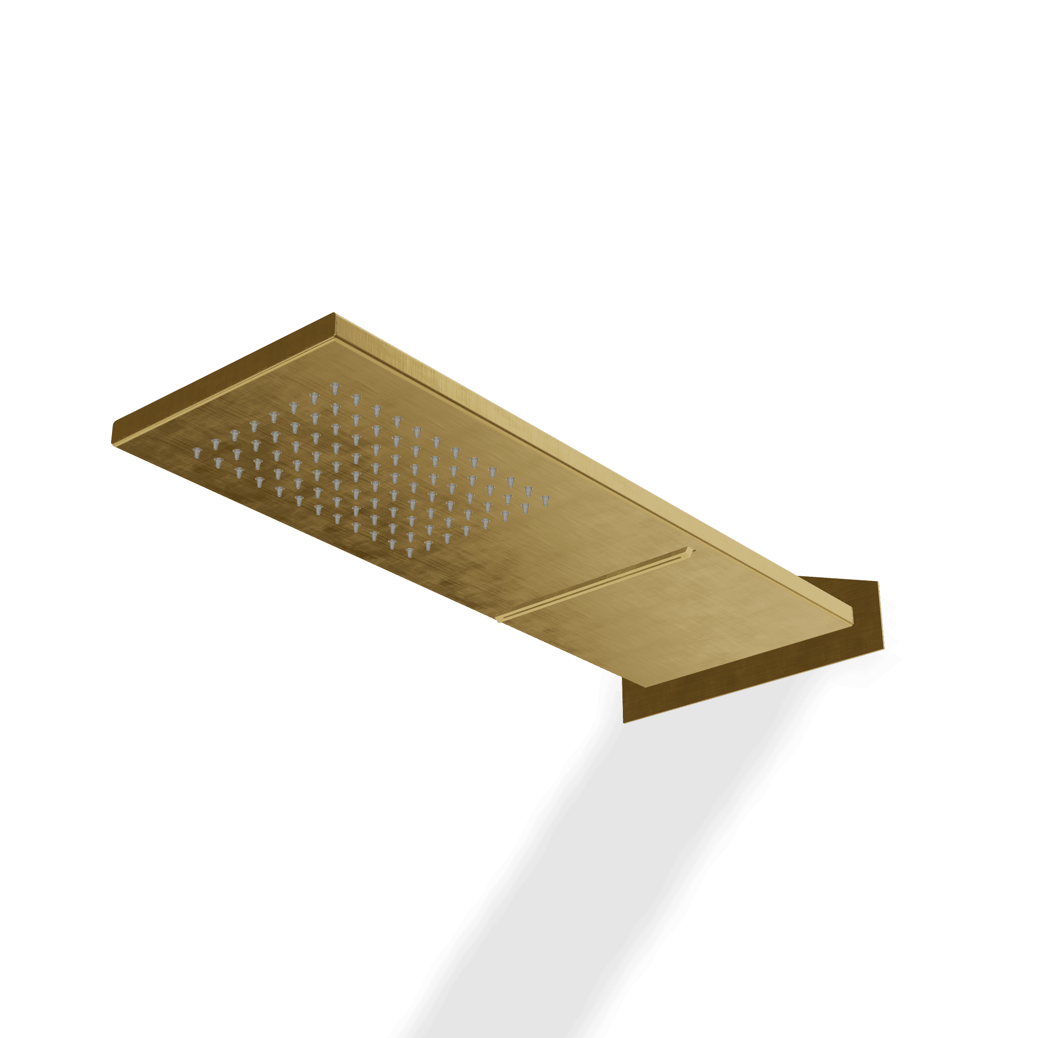 Верхний душ 170х470 мм с каскадом