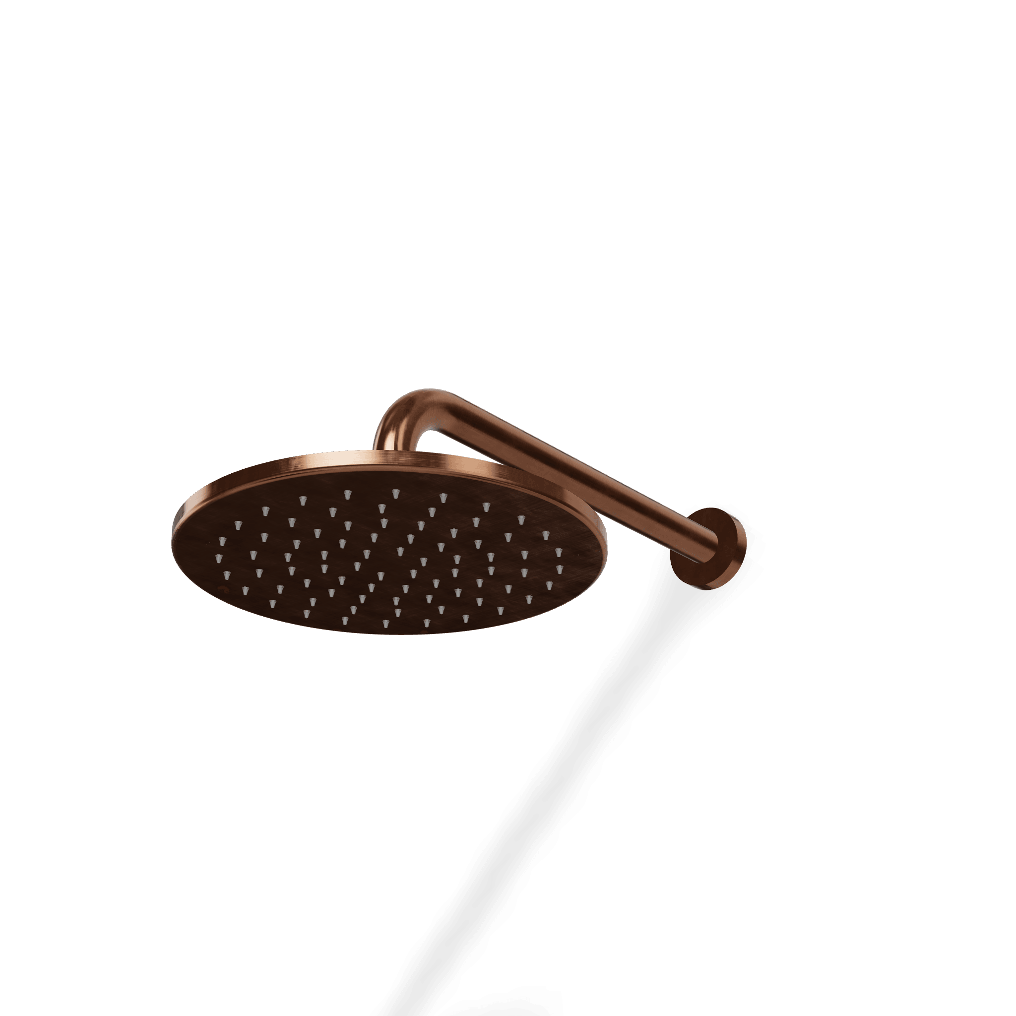 Верхний душ диаметр 255 мм с кронштейном 350 мм из стены