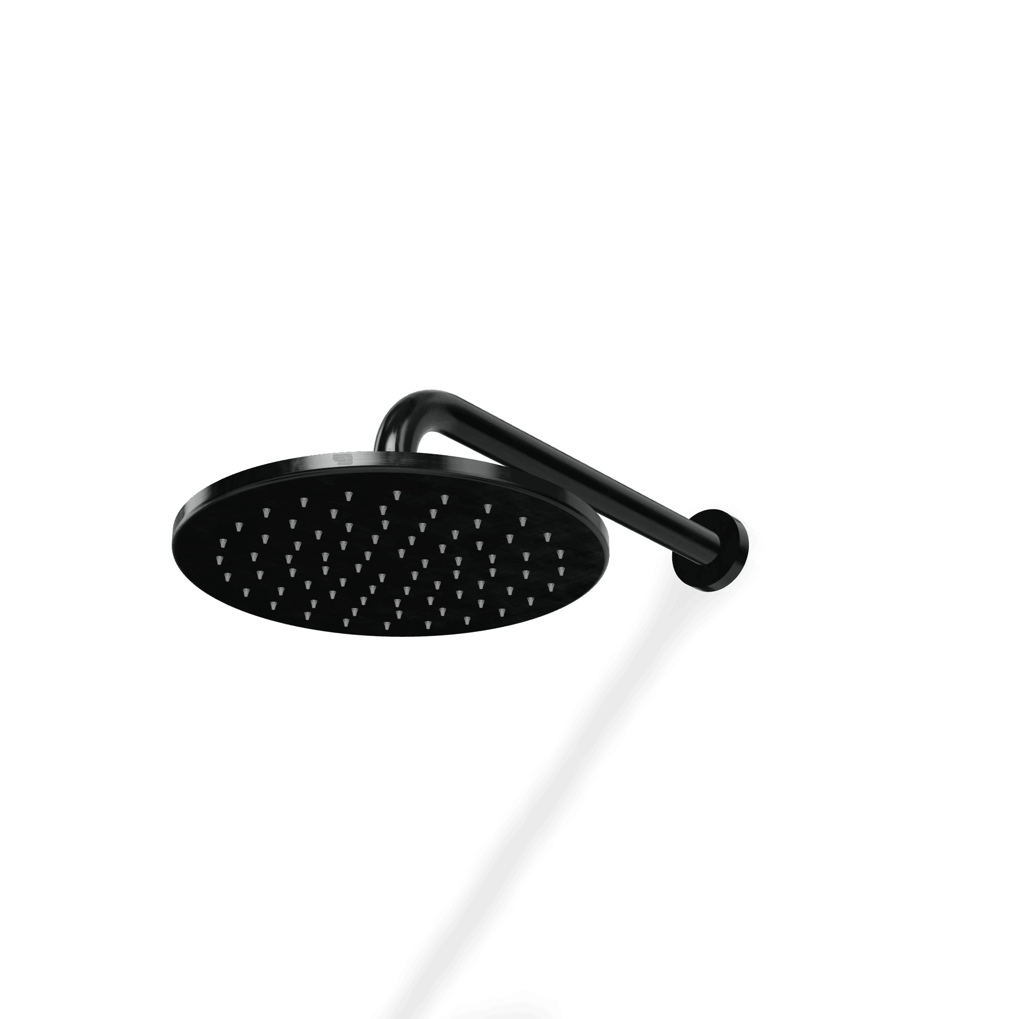 Верхний душ диаметр 255 мм с кронштейном 350 мм из стены