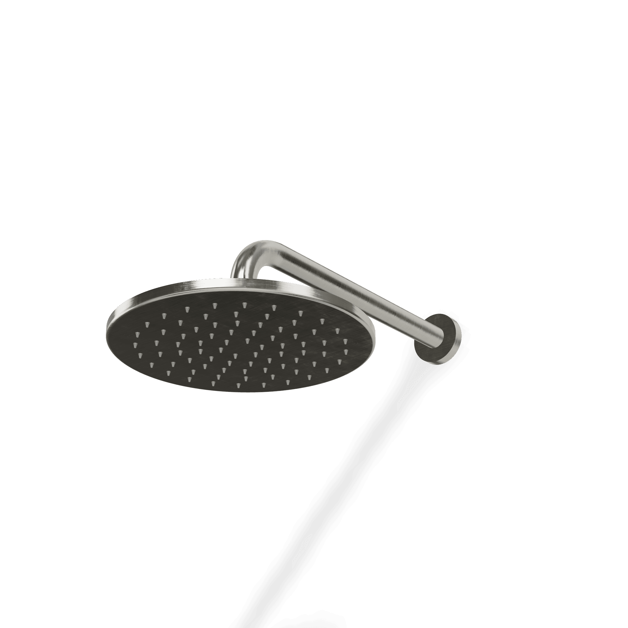 Верхний душ диаметр 255 мм с кронштейном 350 мм из стены