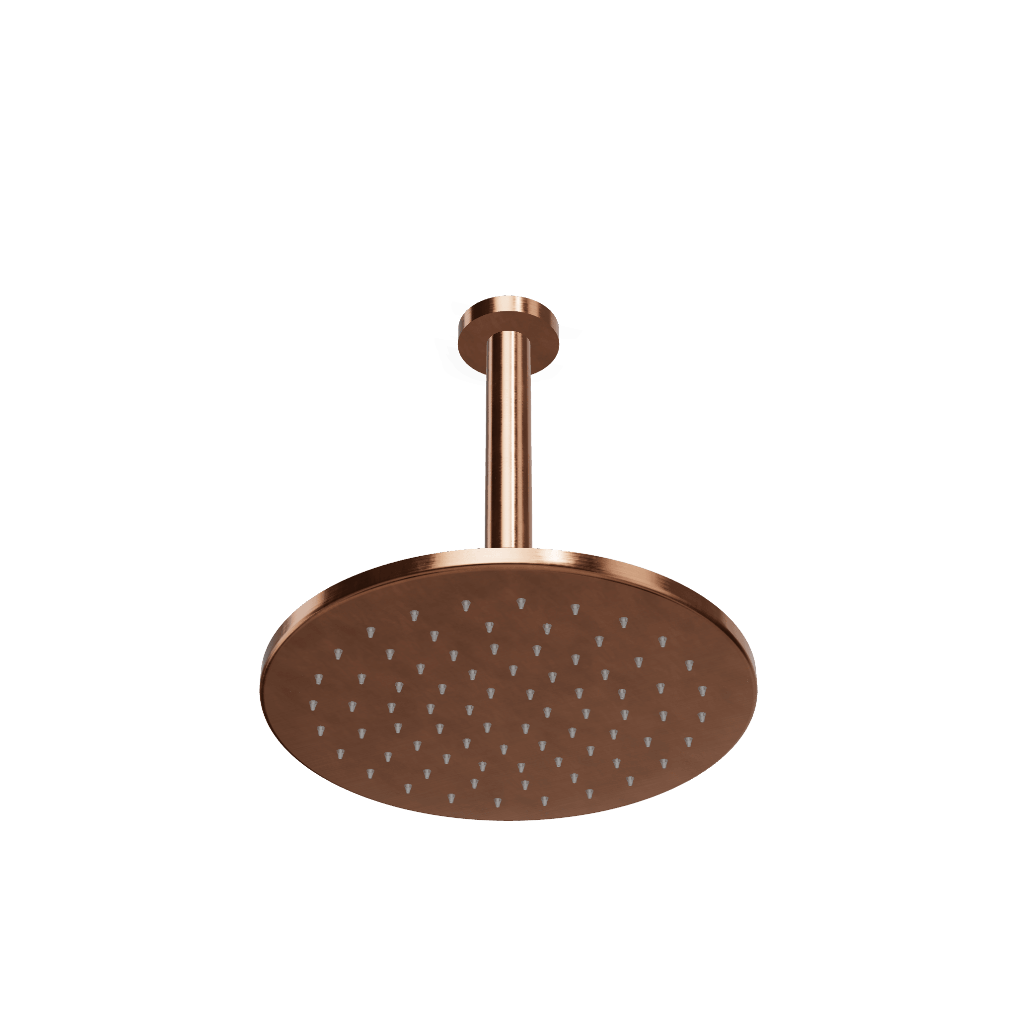 Верхний душ диаметр 255 мм высота 250 мм с кронштейном из потолка