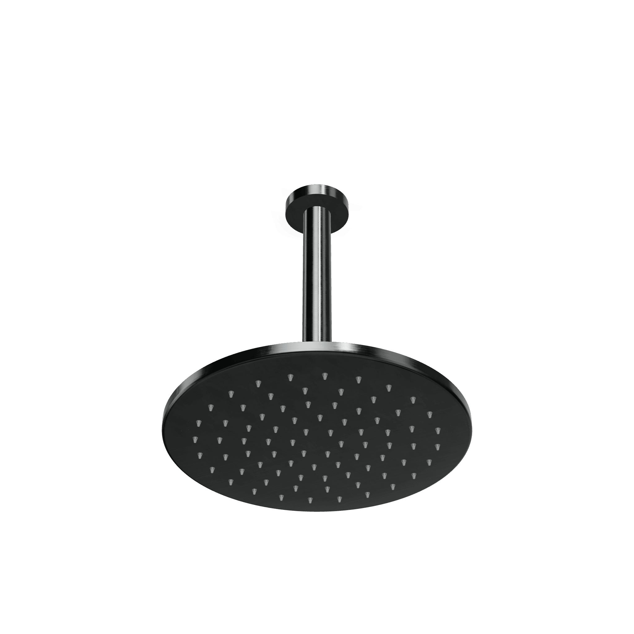 Верхний душ диаметр 255 мм высота 250 мм с кронштейном из потолка