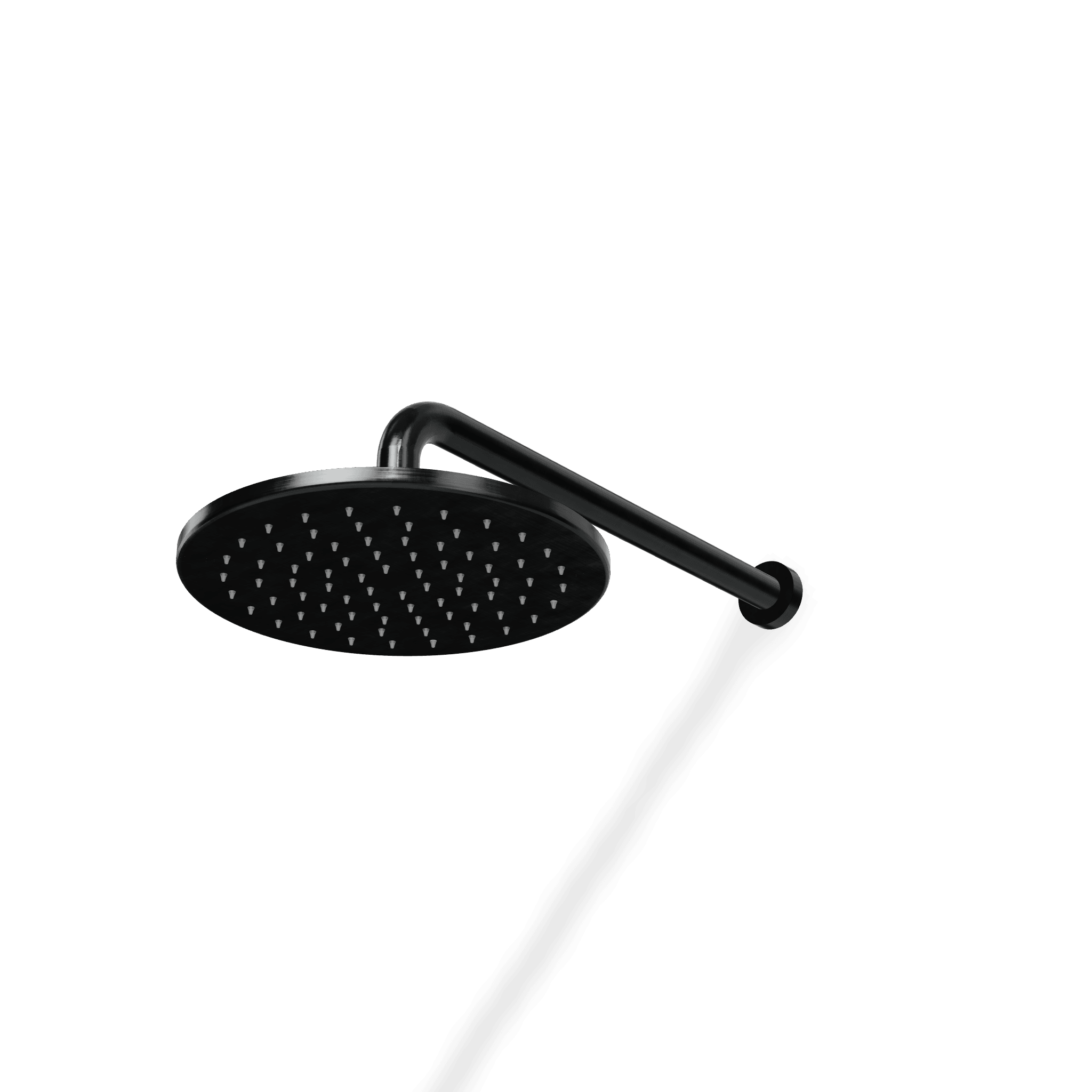 Верхний душ диаметр 255 мм с кронштейном 400 мм из стены