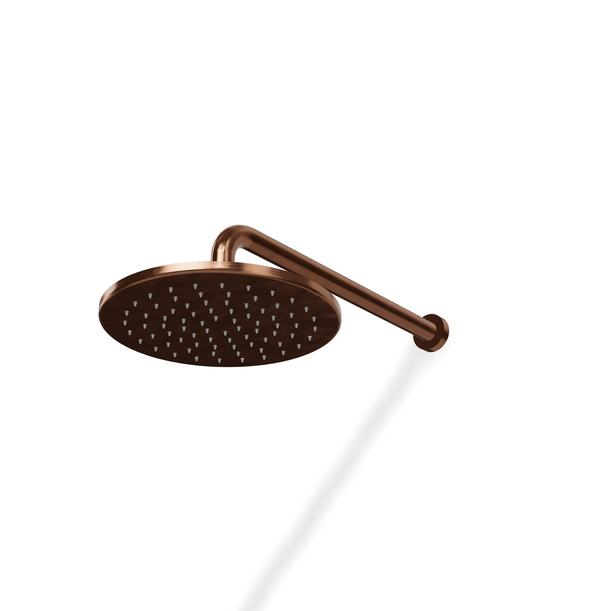 Верхний душ диаметр 255 мм с кронштейном 400 мм из стены