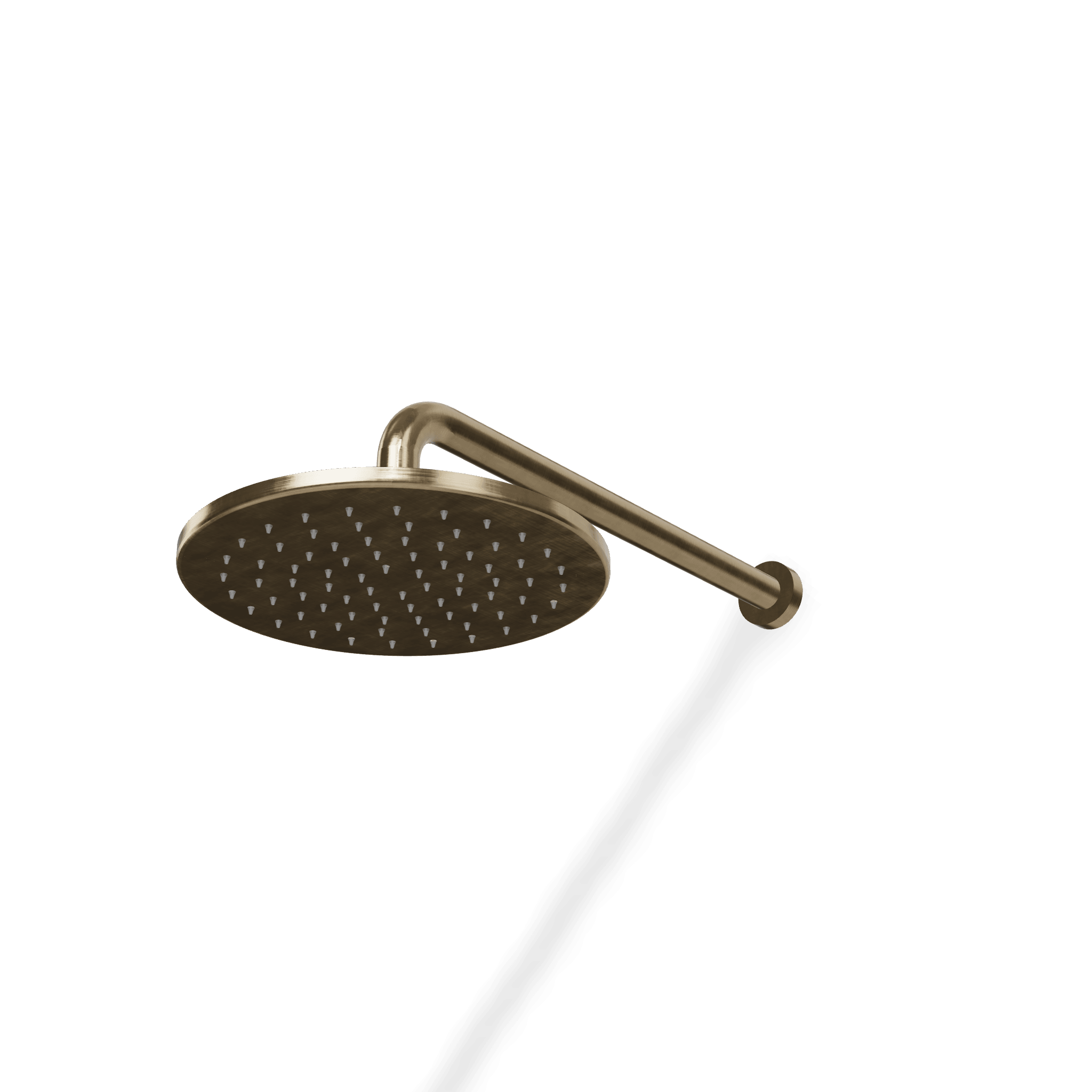 Верхний душ диаметр 255 мм с кронштейном 400 мм из стены