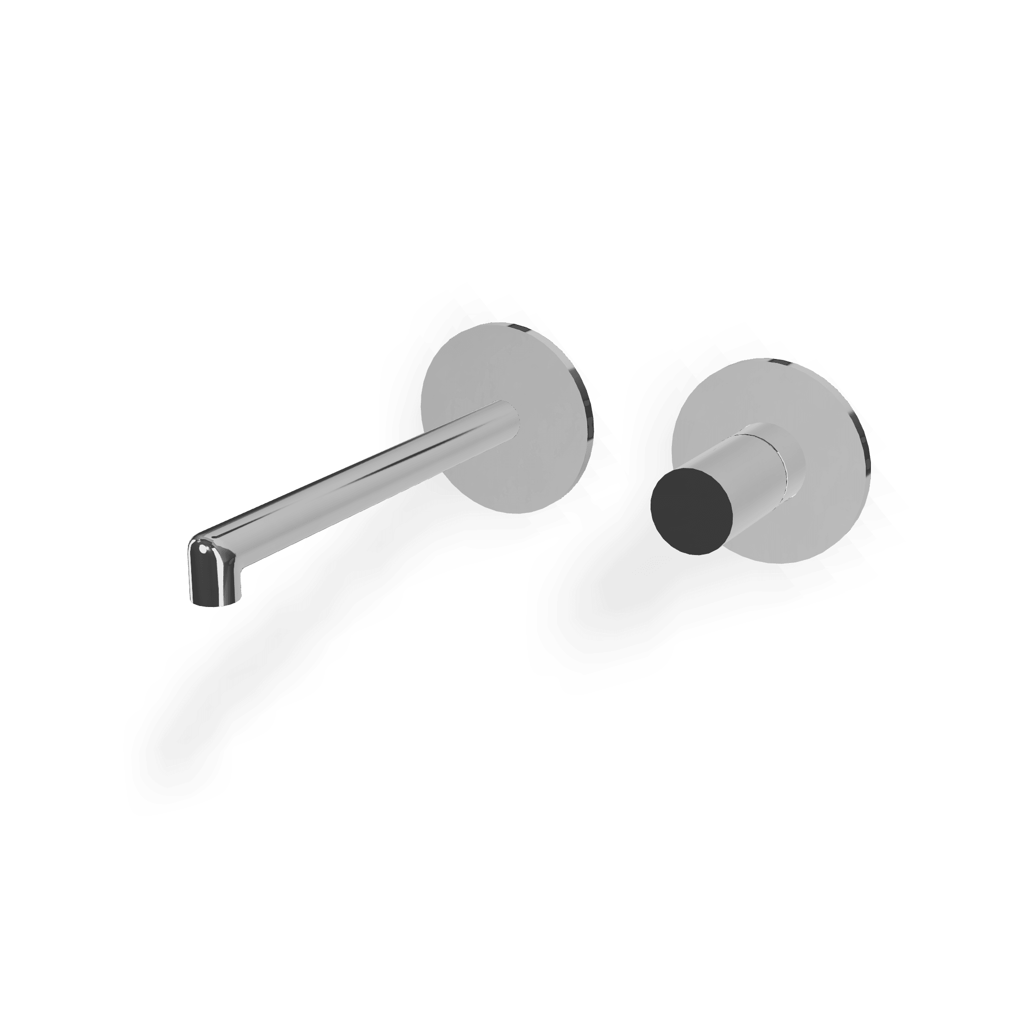 Внешняя часть смесителя для раковины из стены 180 мм T30