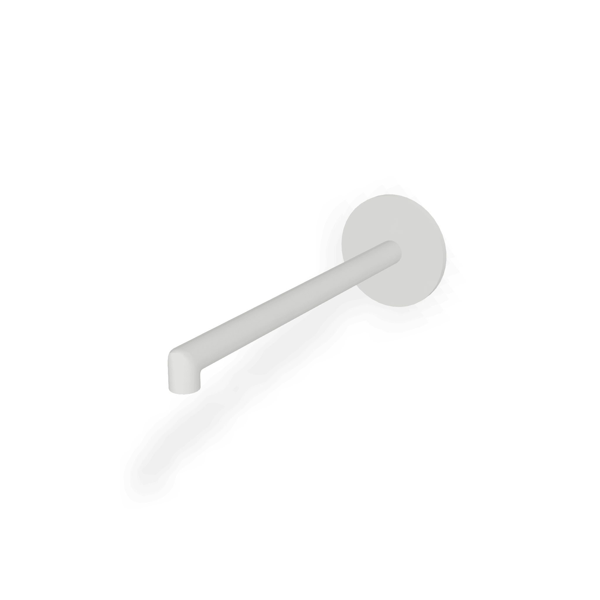 Излив для раковины настенный 225 мм T30