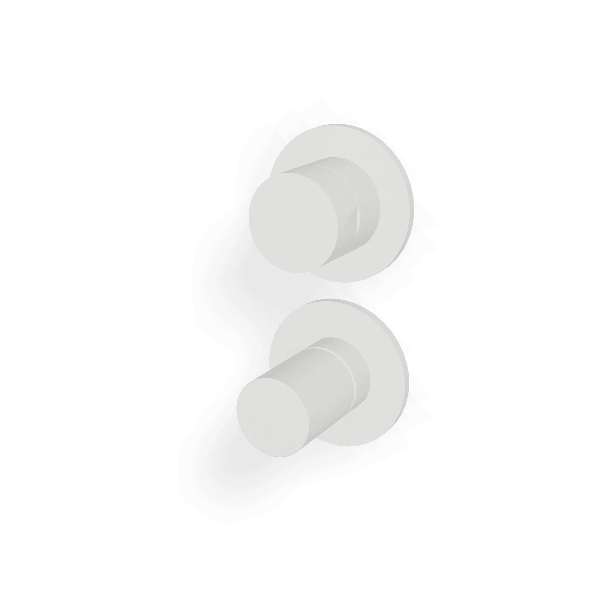 Внешняя часть смесителя для душа на 2 потребителя T30