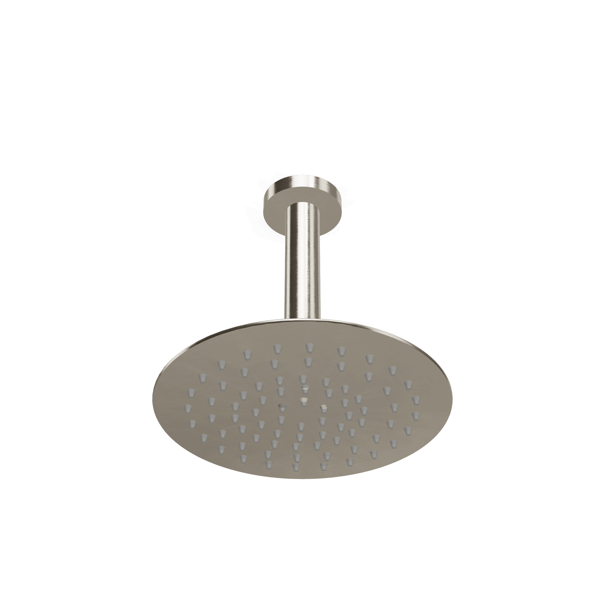 Верхний душ диаметр 250 мм высота 200 мм с кронштейном из потолка