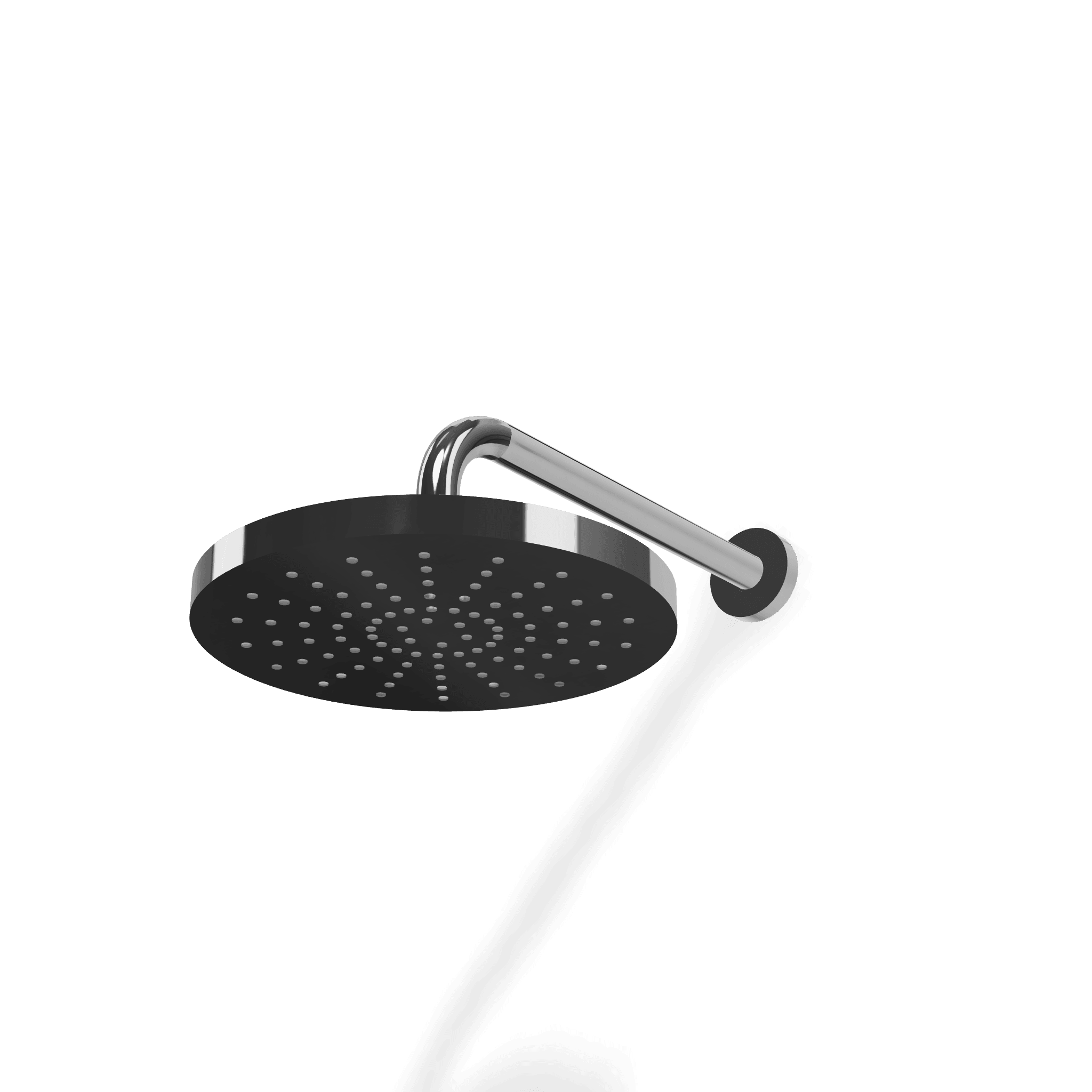 Верхний душ диаметр 250 мм с кронштейном 315 мм из стены