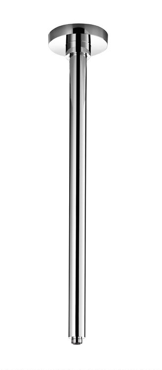 ROUND Кронштейн потолочный усиленный круглый, 500 мм, латунь, хром