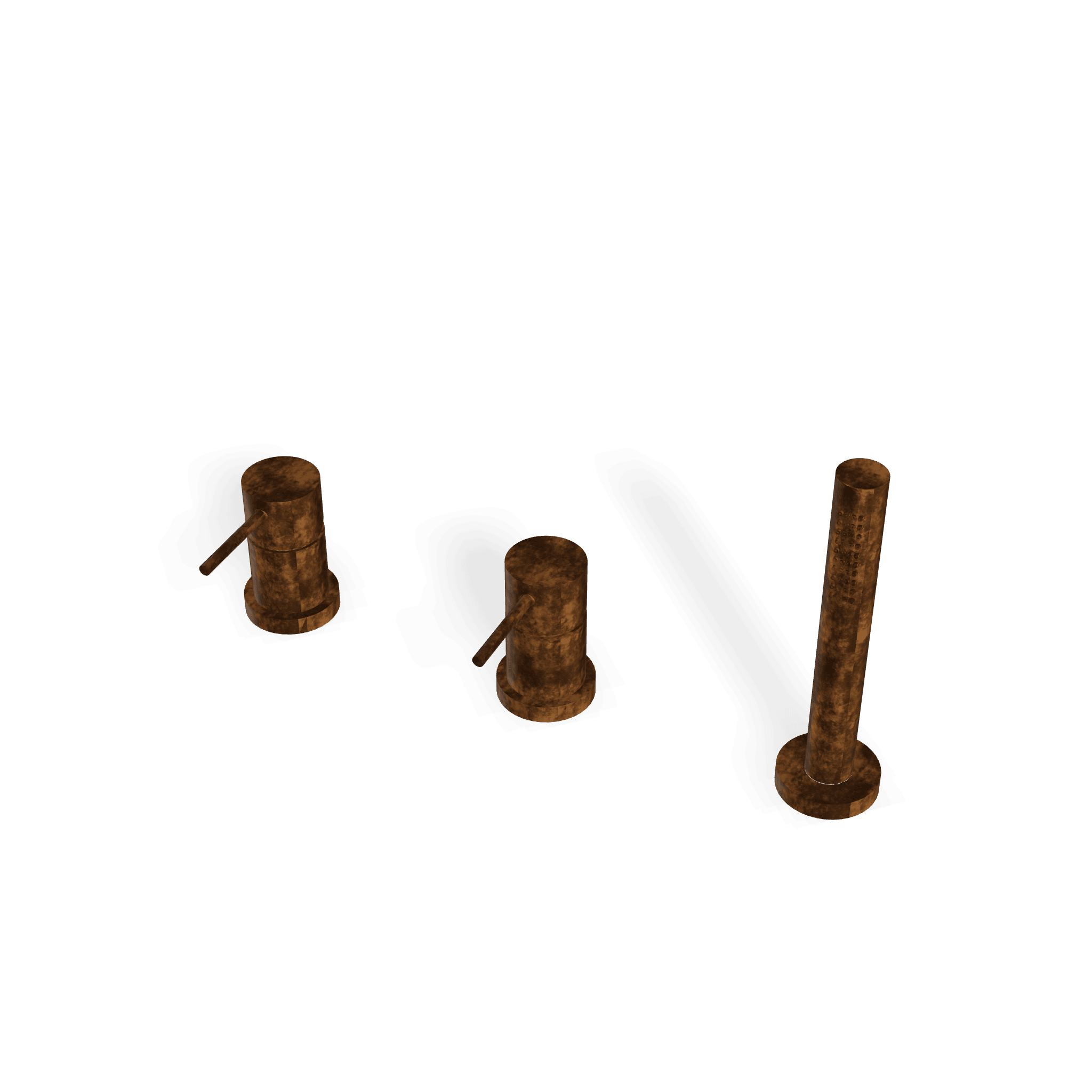 Смеситель на борт ванны без излива Up+