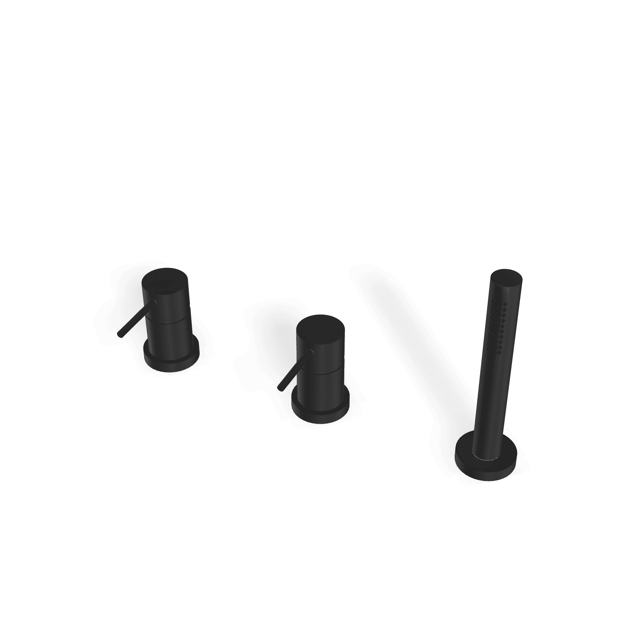 Смеситель на борт ванны без излива Up+