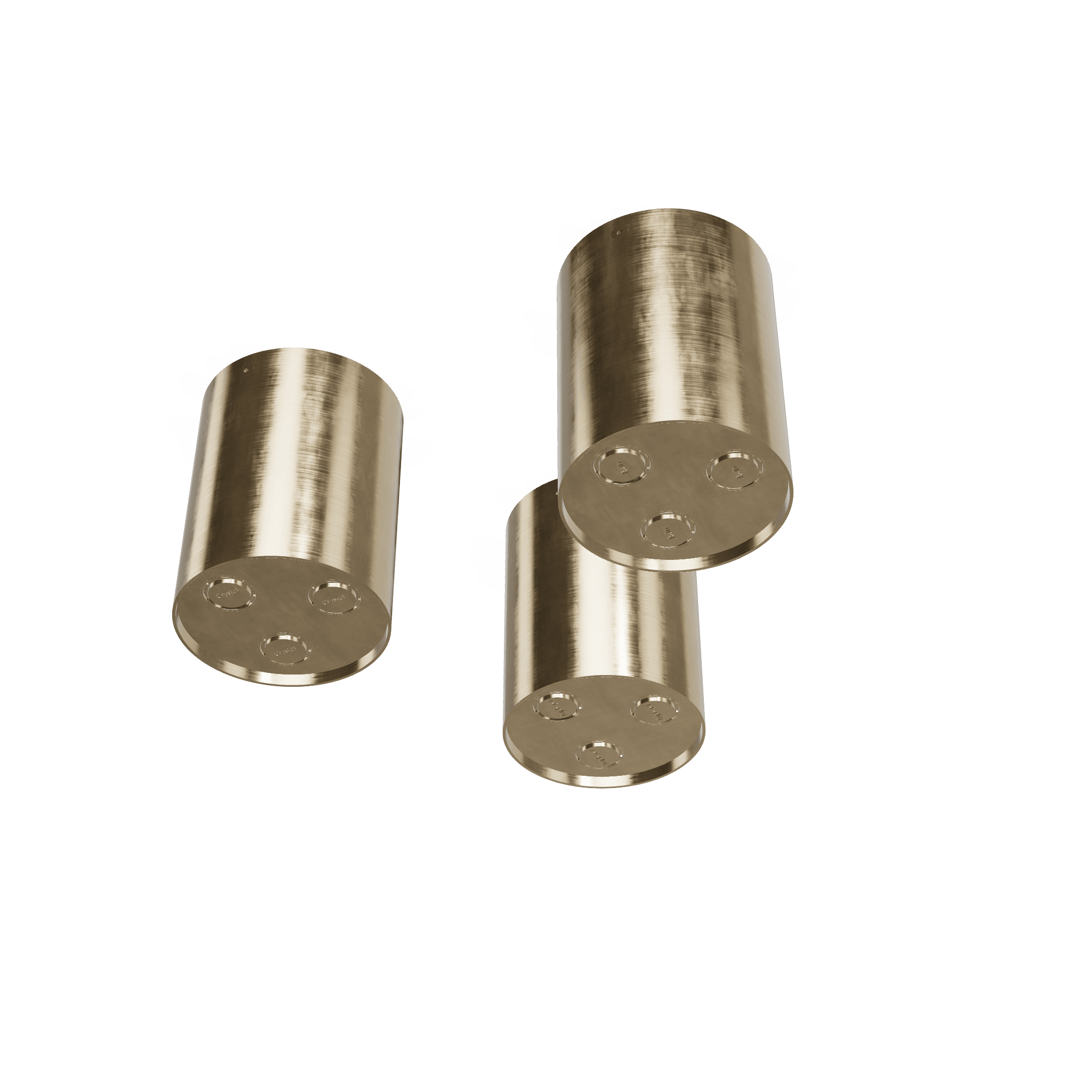 Потолочный верхний душ 3хD142 мм с режимами 