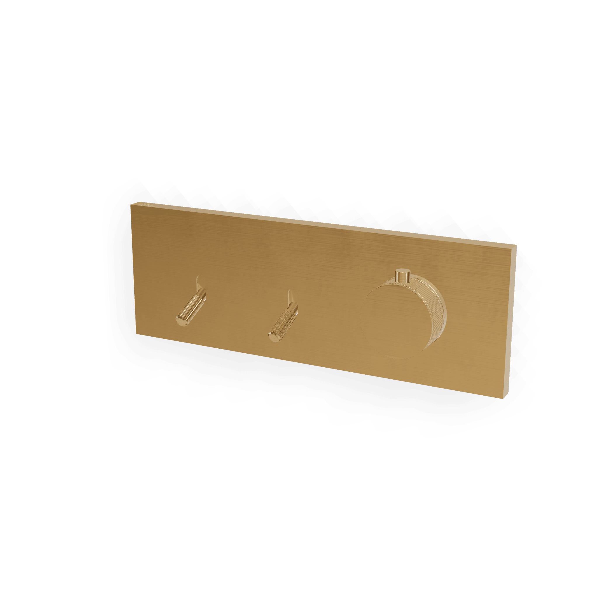 Внешняя часть термостатического смесителя для душа на 2 потребителя Watt