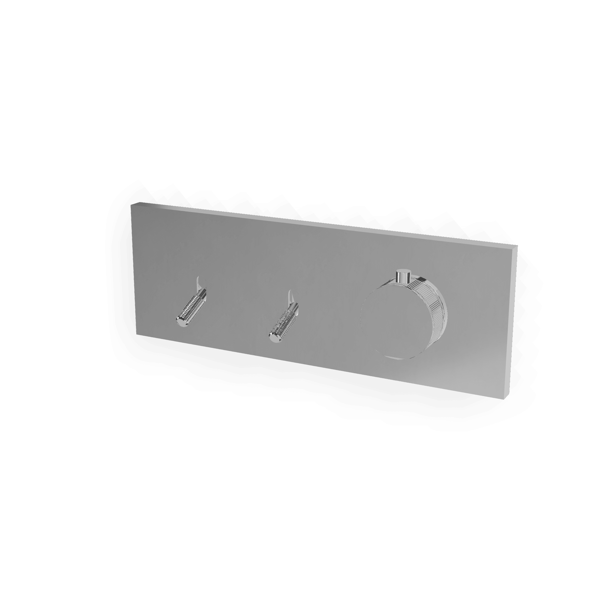 Внешняя часть термостатического смесителя для душа на 2 потребителя Watt