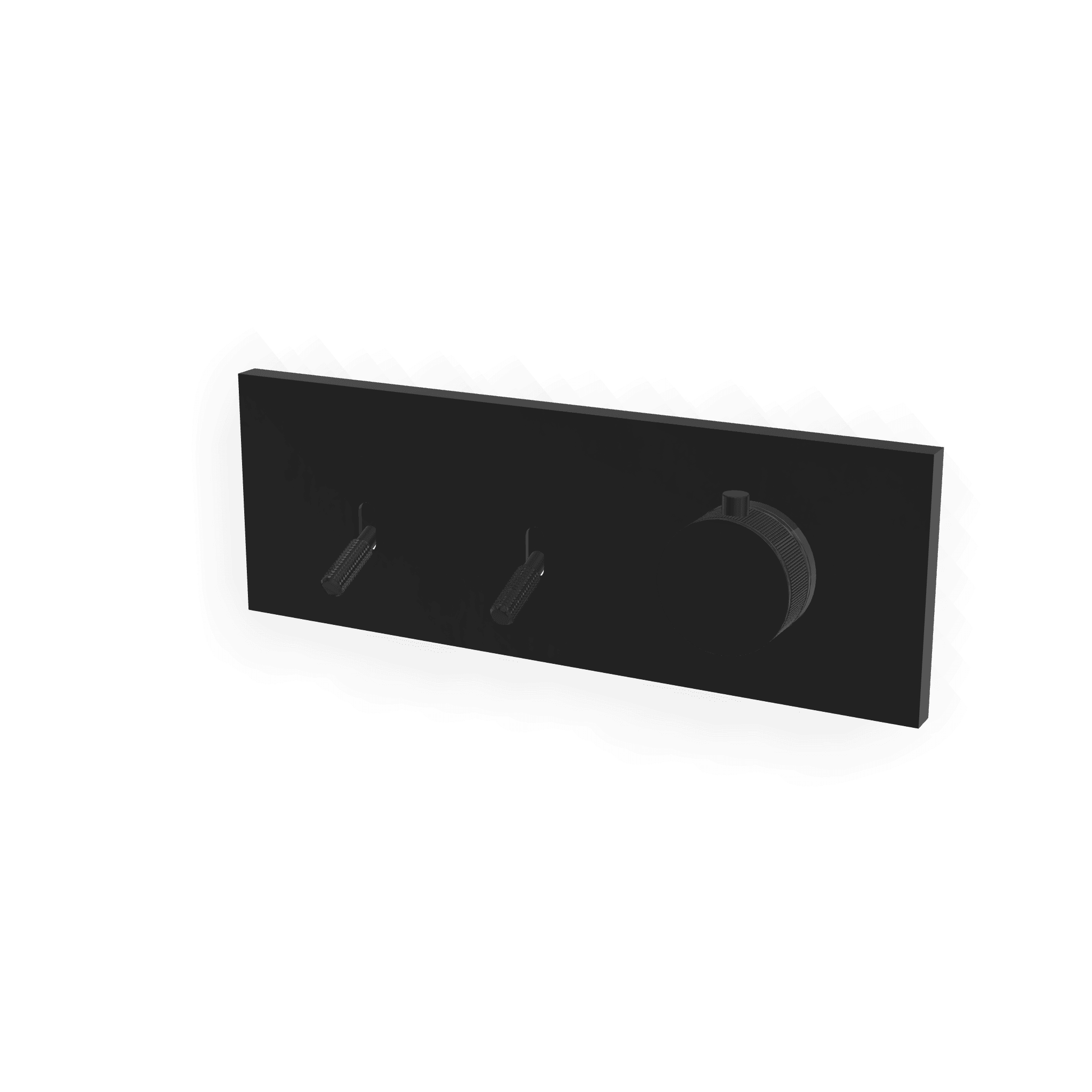 Внешняя часть термостатического смесителя для душа на 2 потребителя Watt