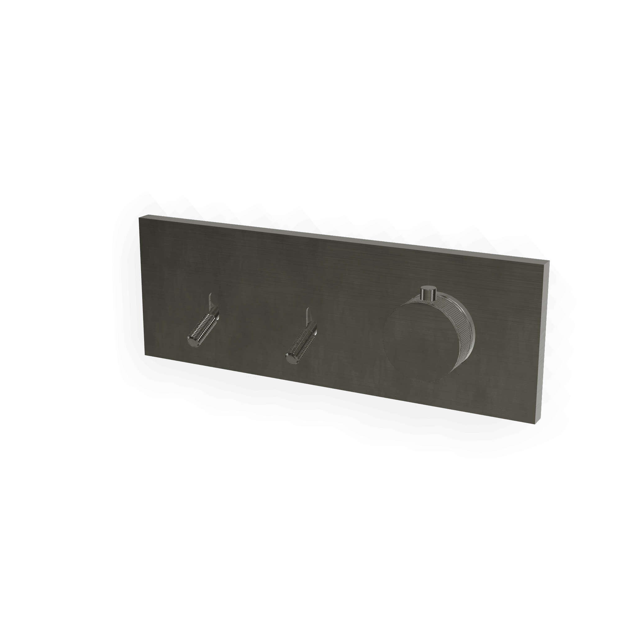 Внешняя часть термостатического смесителя для душа на 2 потребителя Watt