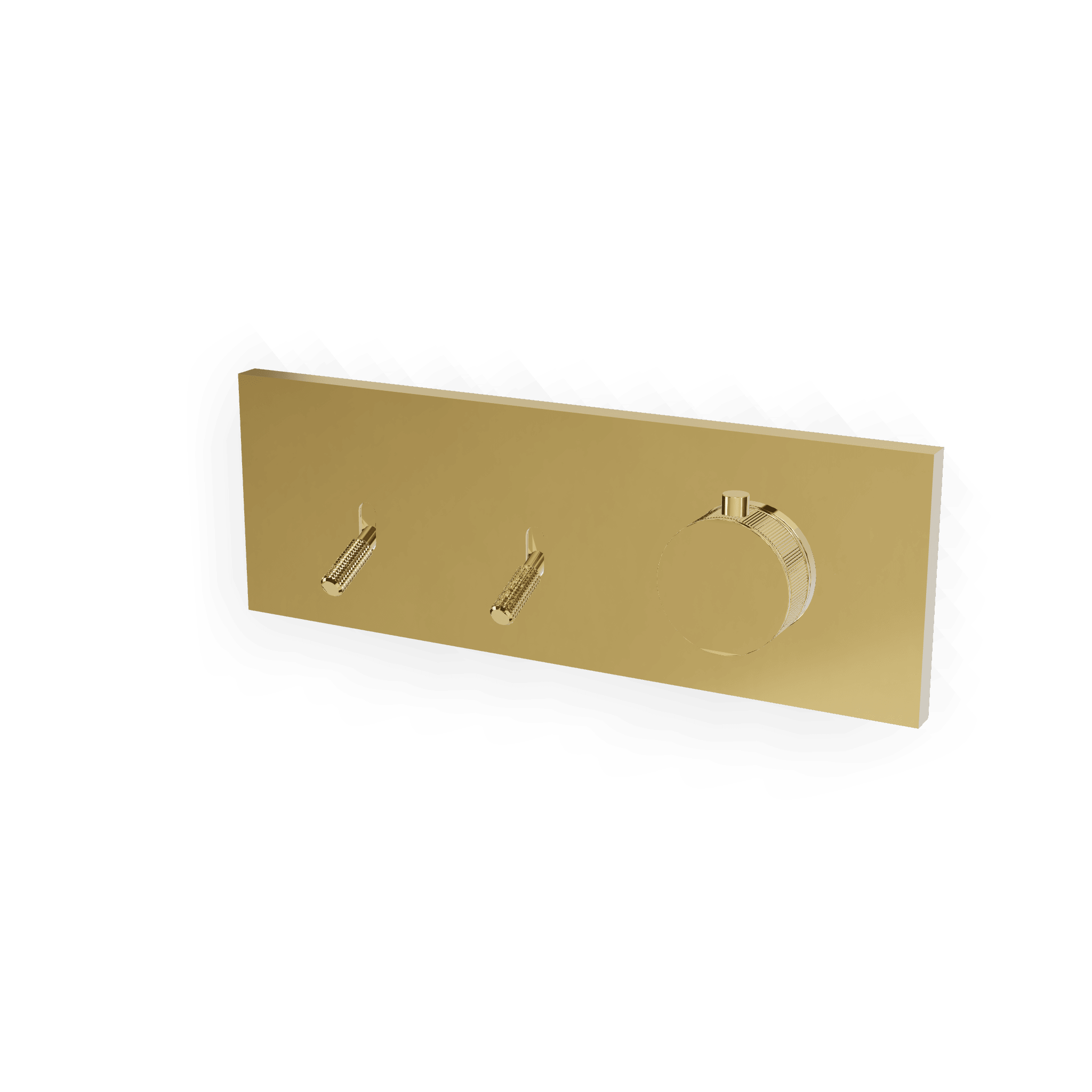 Внешняя часть термостатического смесителя для душа на 2 потребителя Watt