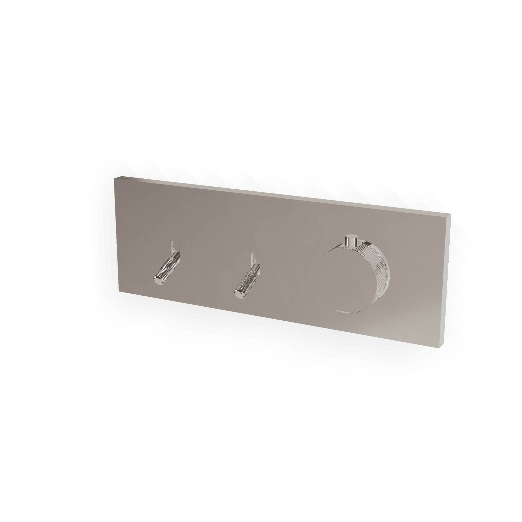 Внешняя часть термостатического смесителя для душа на 2 потребителя Watt