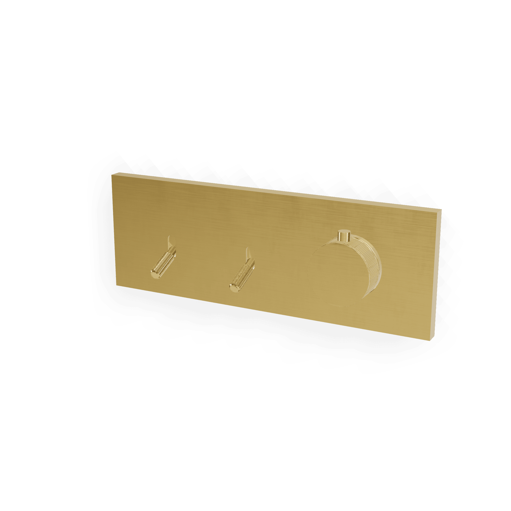 Внешняя часть термостатического смесителя для душа на 2 потребителя Watt