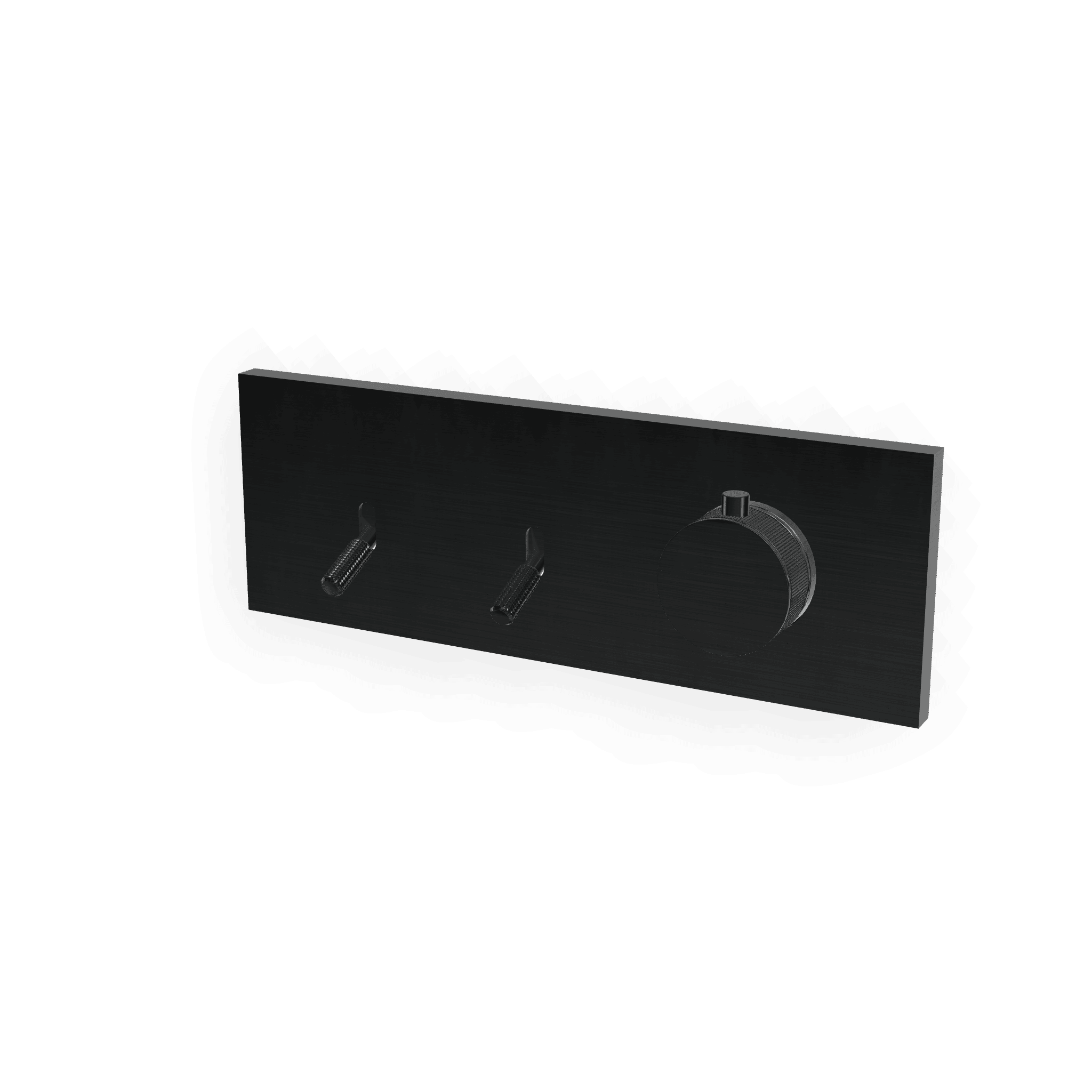 Внешняя часть термостатического смесителя для душа на 2 потребителя Watt