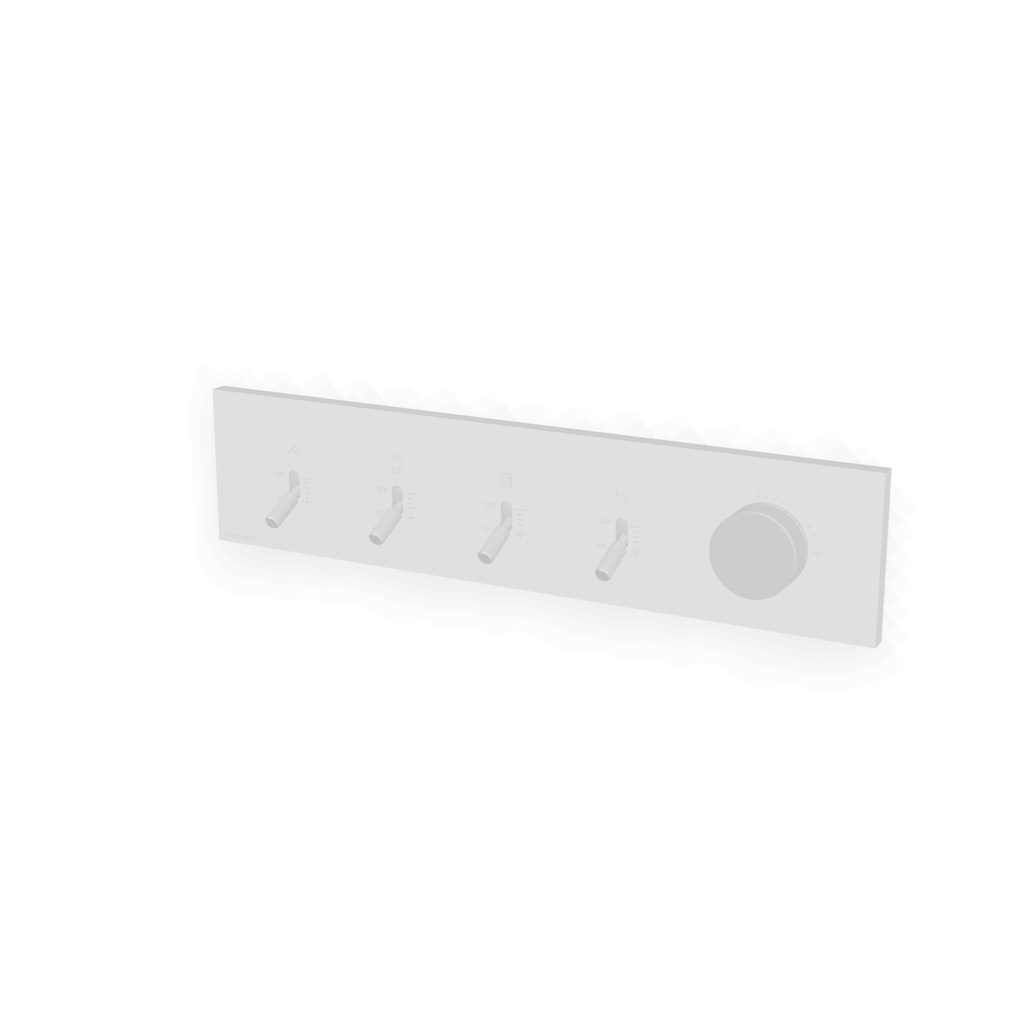 Внешняя часть смесителя для душа на 4 потребителя Watt