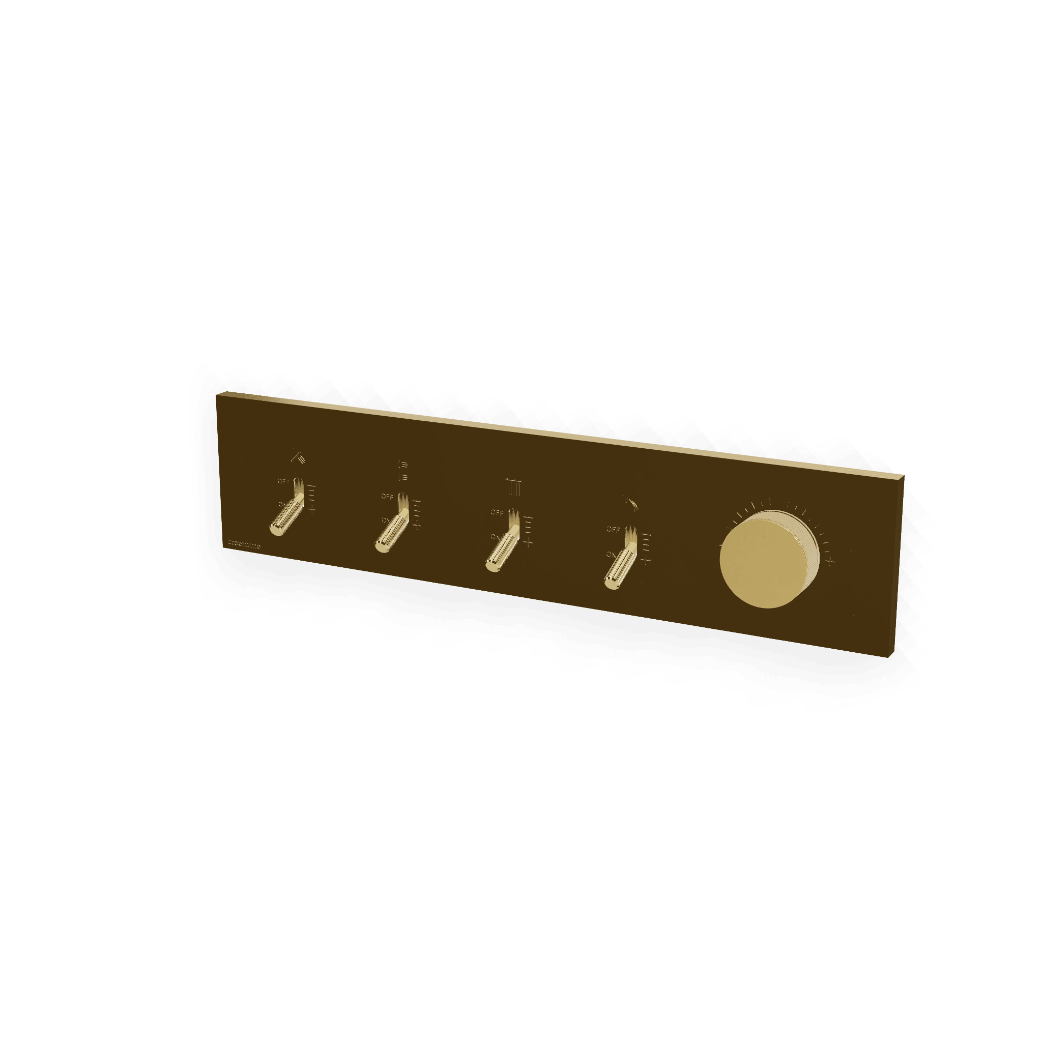 Внешняя часть смесителя для душа на 4 потребителя Watt